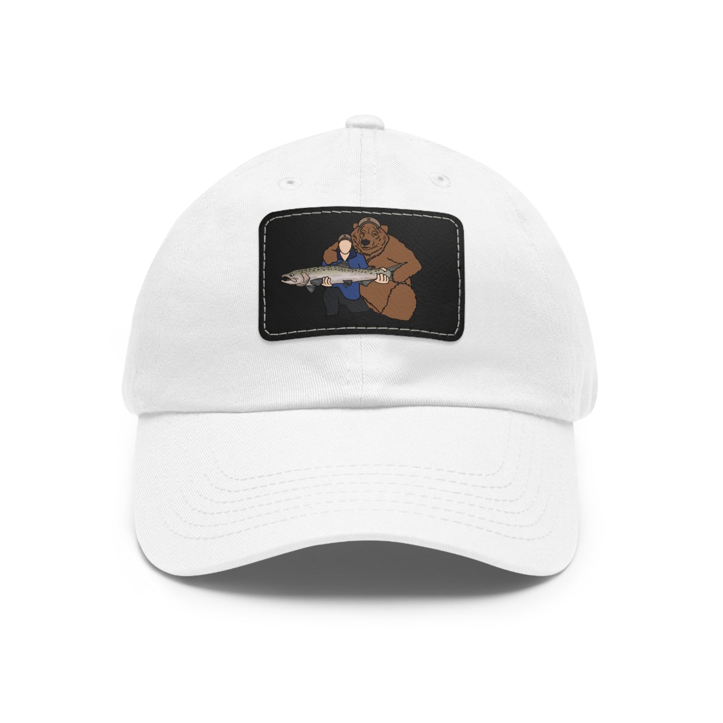 Papa Bear Plain - Hat with Leather Patch