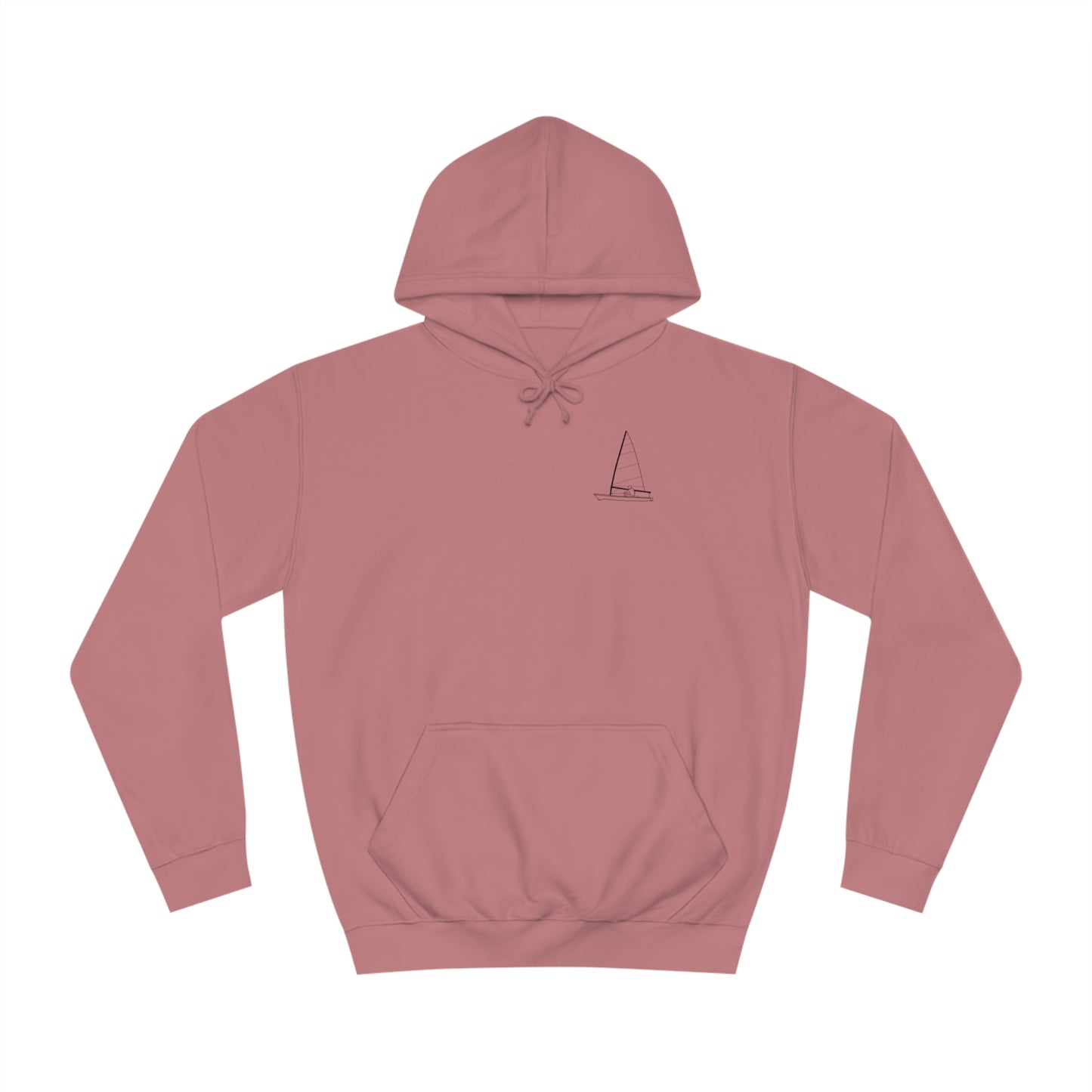 Manitowish Waters Sailboat Patch - Unisex Hoodie Medium Weight