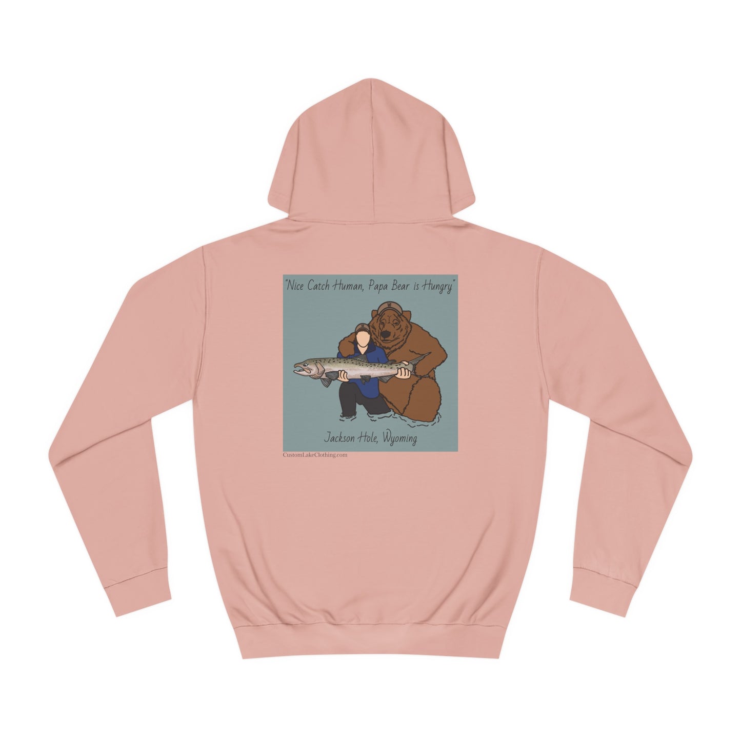 Papa Bear Basic - Jackson Hole Wyoming - Medium Weight Hoodie