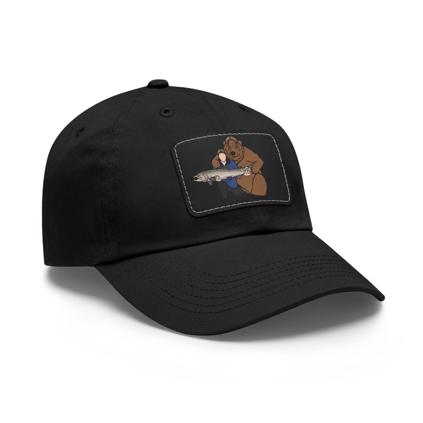 Papa Bear Plain - Hat with Leather Patch