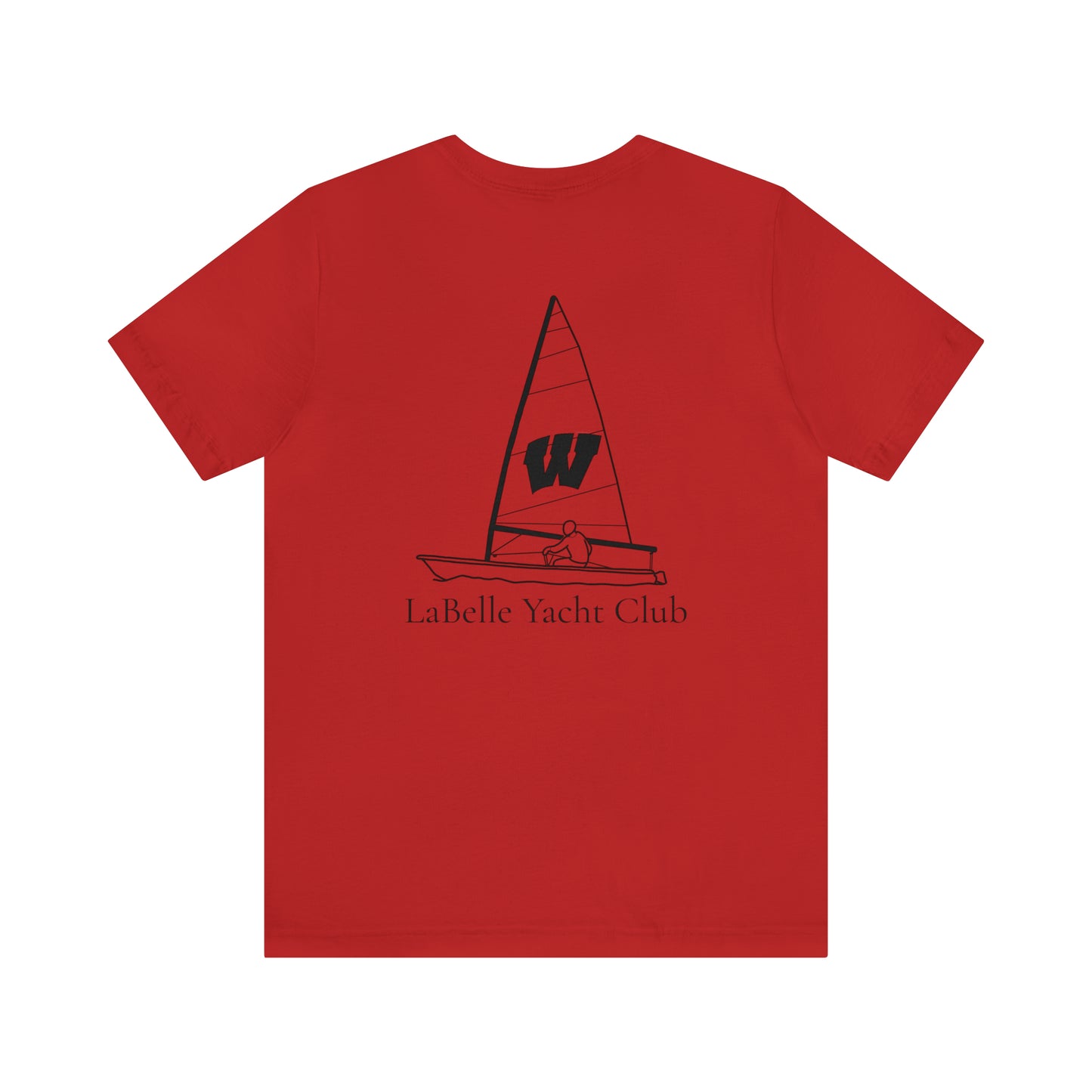 LaBelle Yacht Club Wisconsin Sailing - Unisex Lightweight Short Sleeve Tee