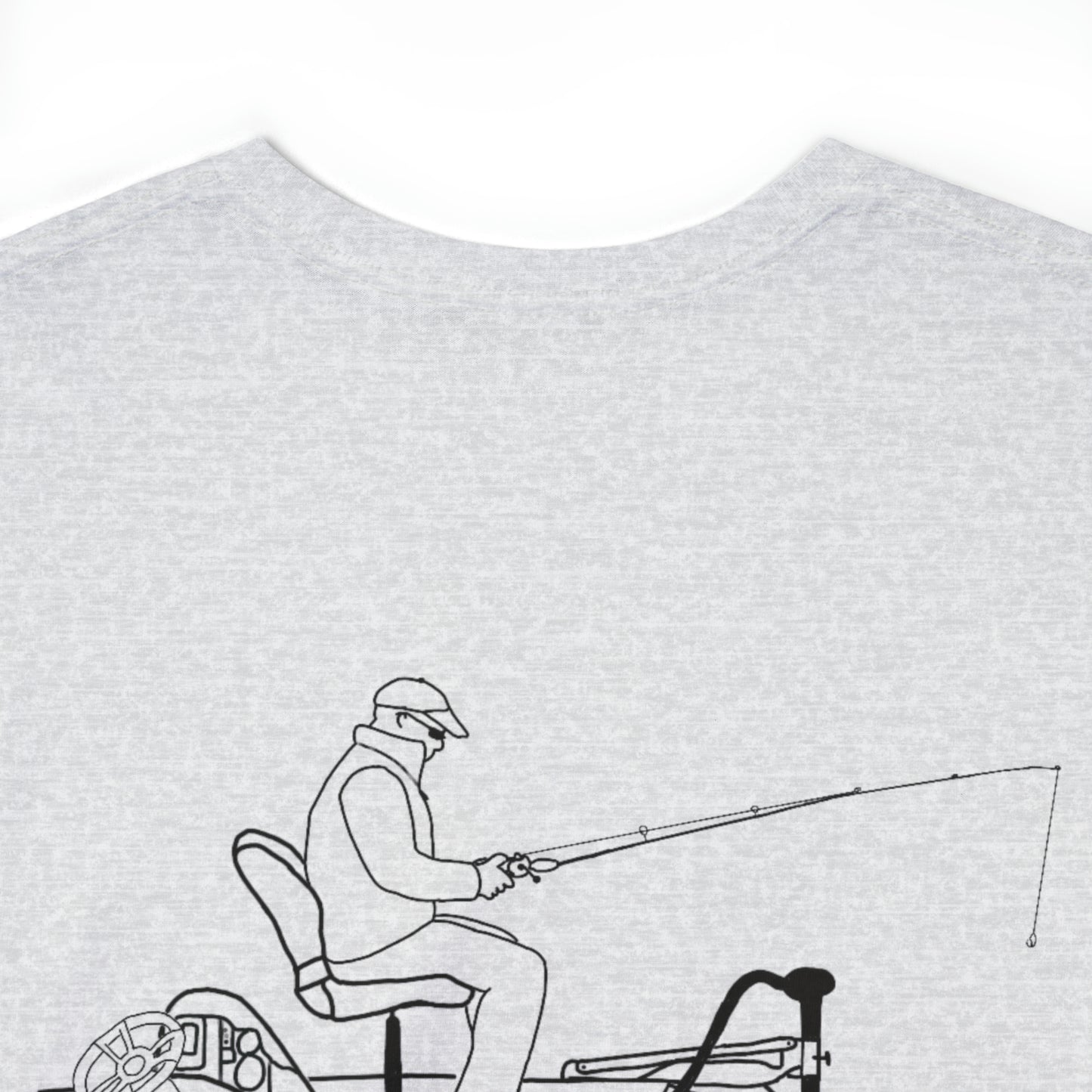 Trolling Motor Fishing - Lac LaBelle Unisex Heavy Tee Shirt