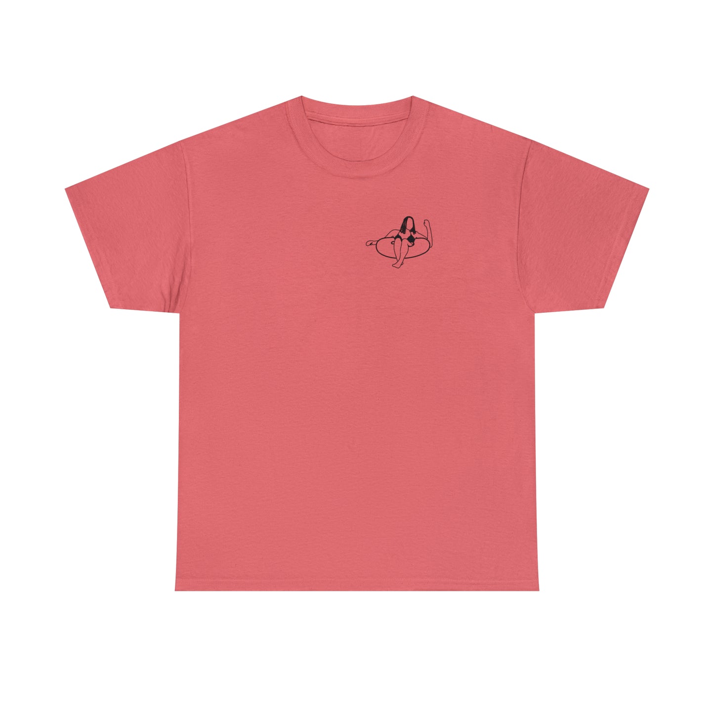 Okauchee Lake, Inner Tube Girl - Unisex Heavy Tee Shirt