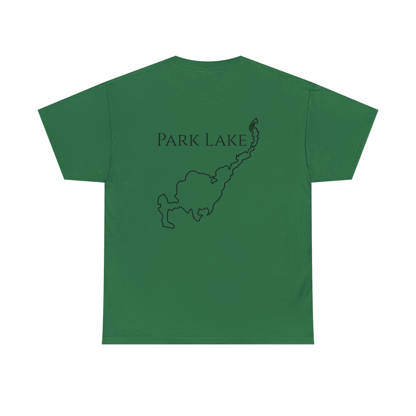 Paddle Board Girl - Park Lake Unisex Heavy Tee Shirt
