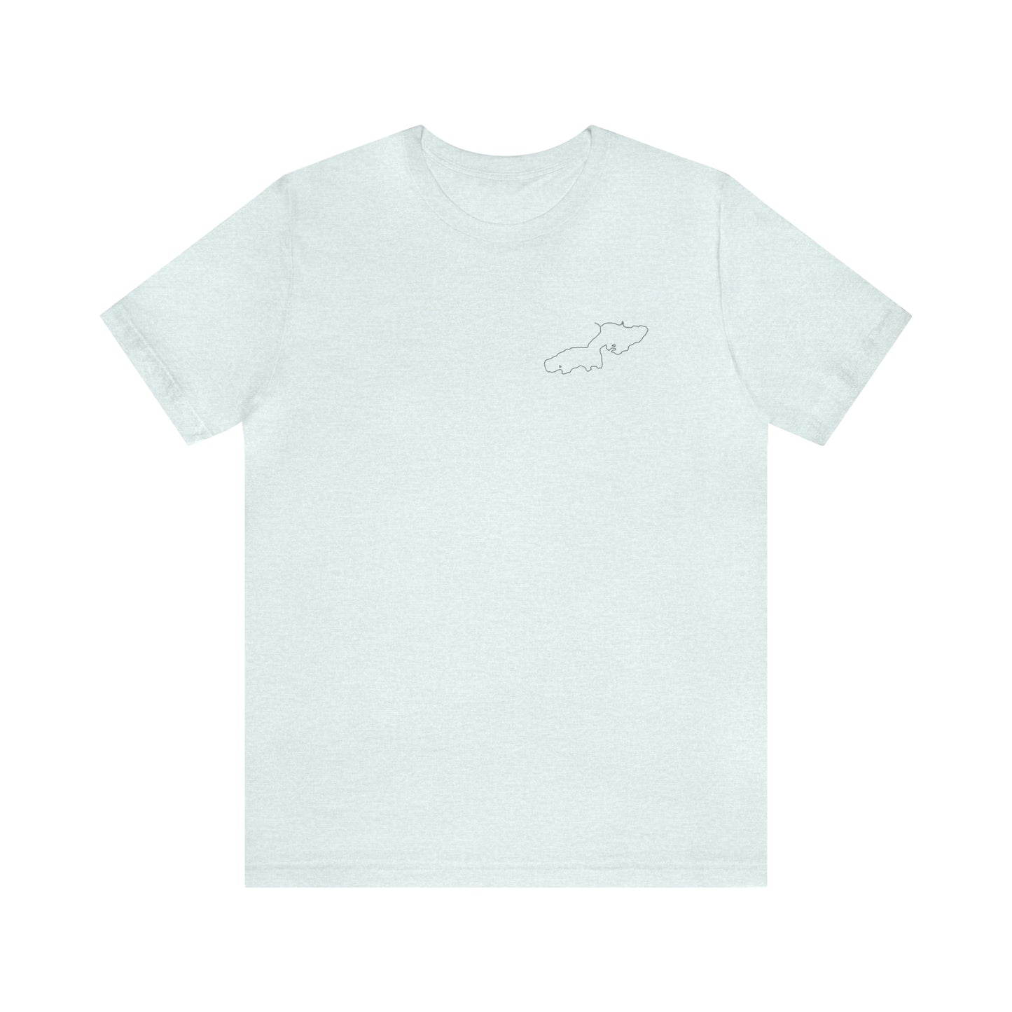 Pewaukee Lake, Inner Tube Girls - Unisex Lightweight Short Sleeve Tee