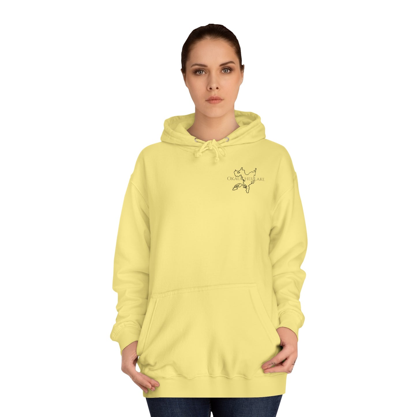 Bow fishing on Okauchee Lake - Medium Weight Hoodie