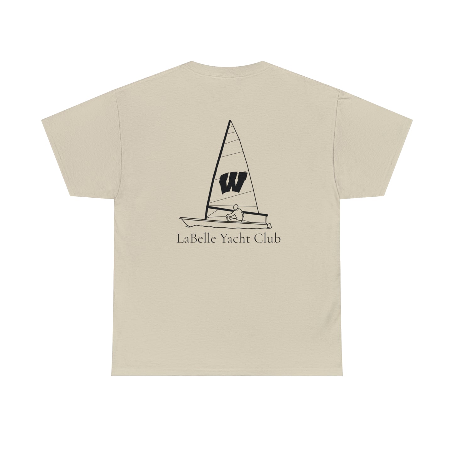 LaBelle Yacht Club Wisconsin Sail Boat - Unisex Heavy Tee Shirt