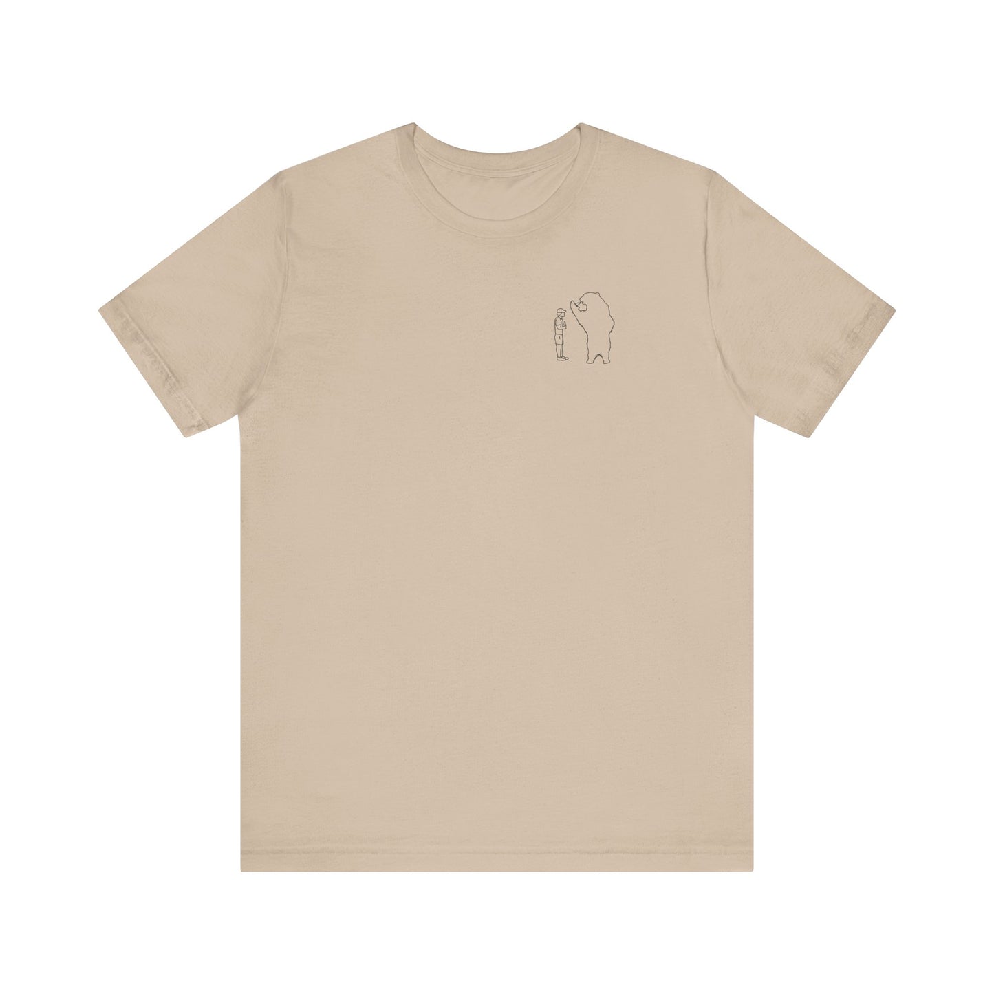 Papa Bear Yellowstone National Park Unisex Lightweight Short Sleeve Tee
