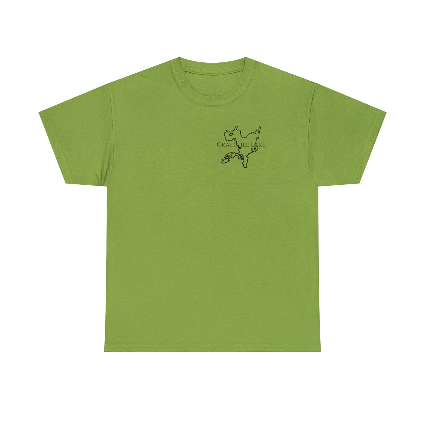 Okauchee Lake, Trolling Motor Fishing - Unisex Heavy Tee Shirt