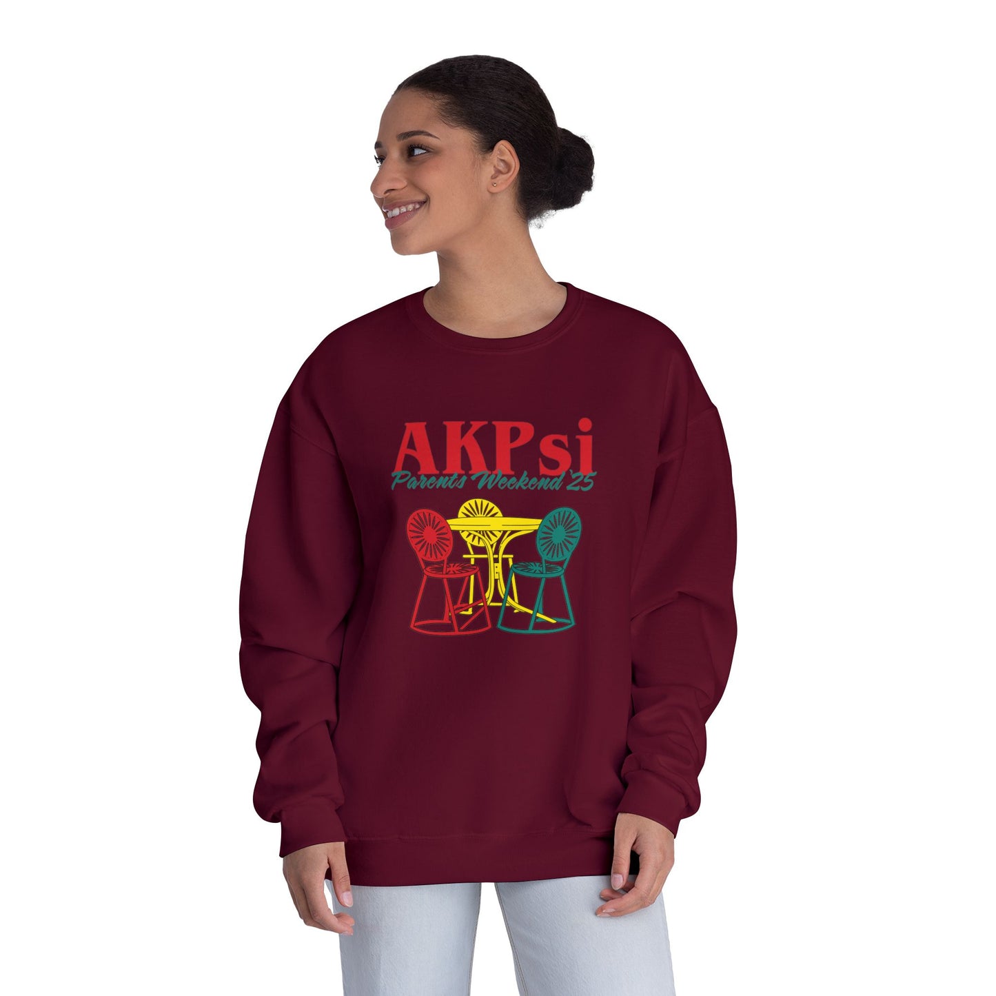 AKPsi Parents Weekend Crewneck Sweatshirt - Unisex, Cozy Comfort for Family Events