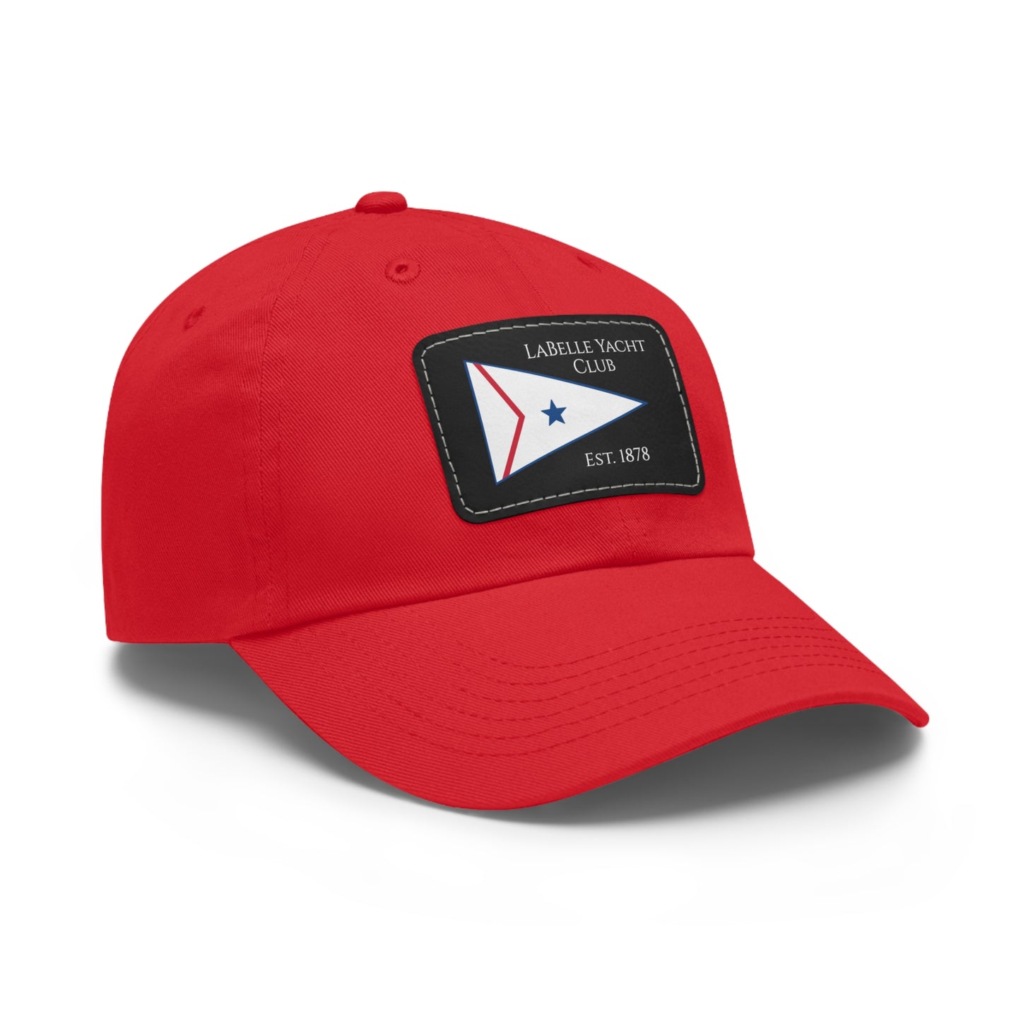 LaBelle Yacht Club Embroidered Hat with Leather Patch