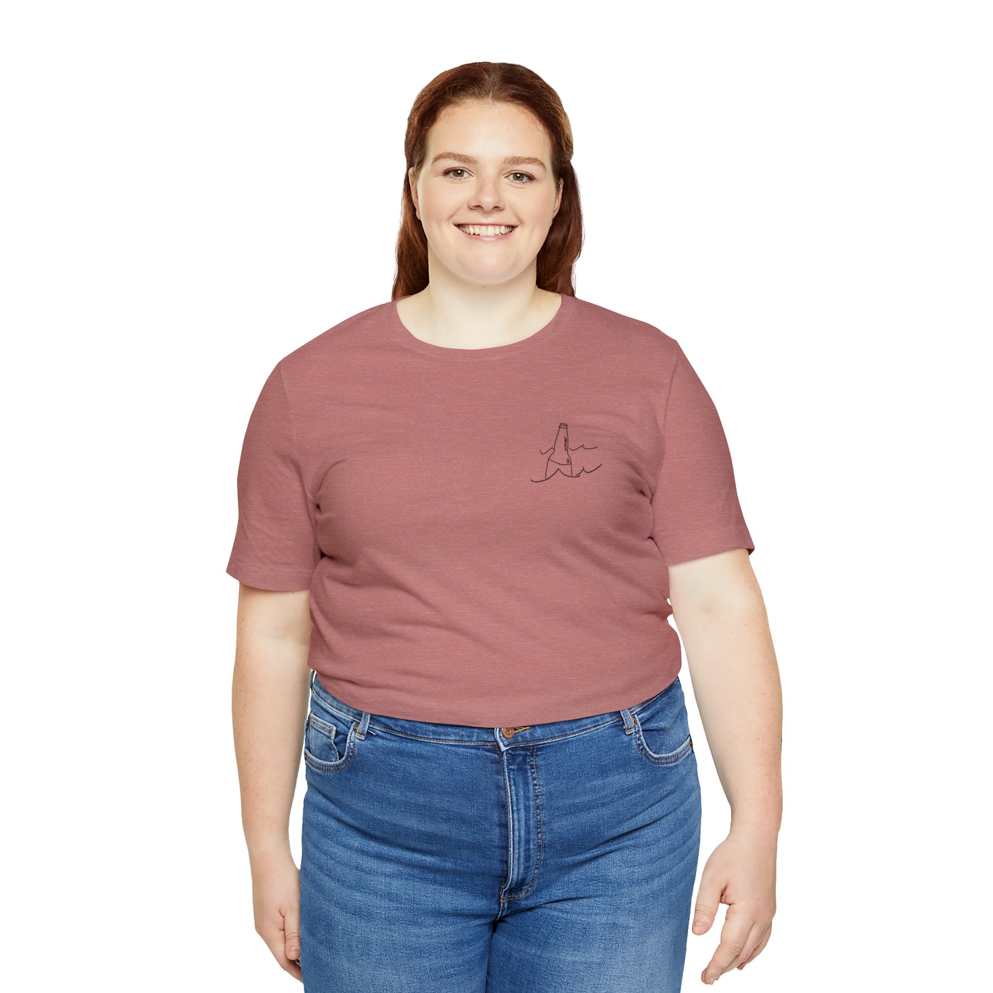 Bottle Patch - lac LaBelle Unisex Lightweight Short Sleeve Tee