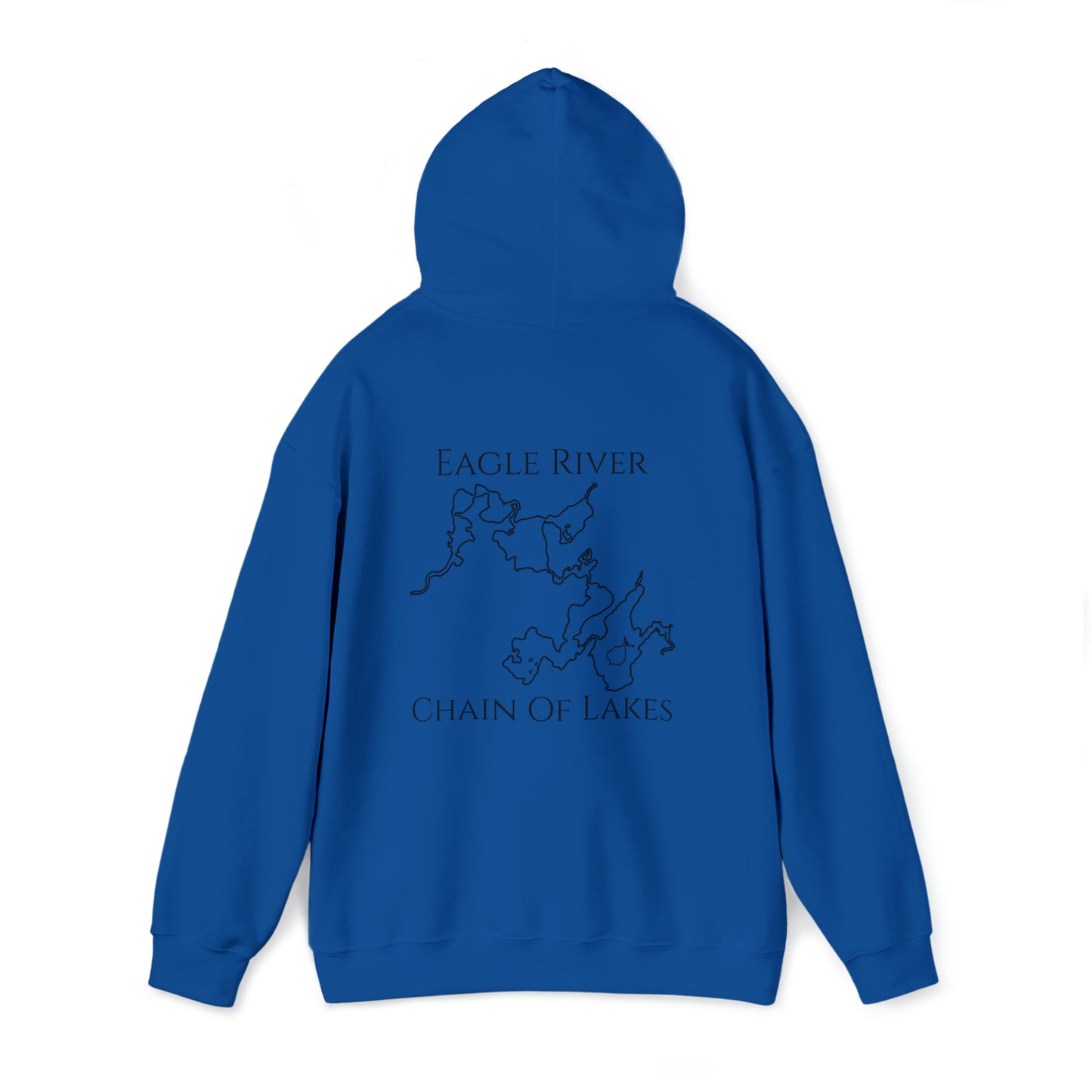 Eagle River Inner Tube Girl - Unisex Heavy Blend Hooded Sweatshirt