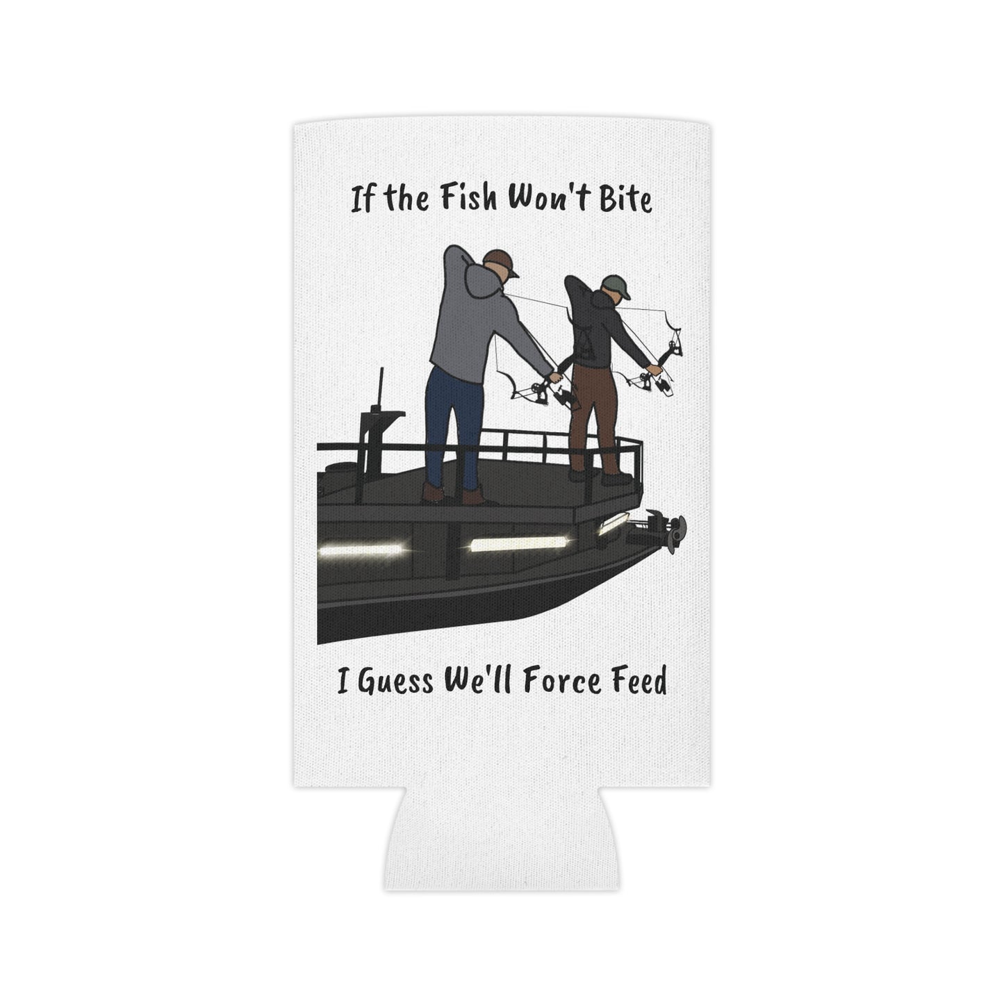Okauchee Lake Bow Fishing Can Koozie