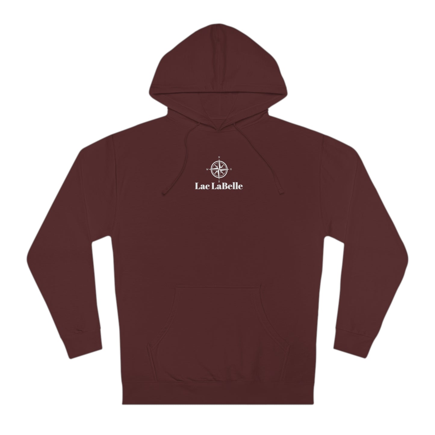 Lac LaBelle Compass Rose Unisex Hooded Sweatshirt ITC