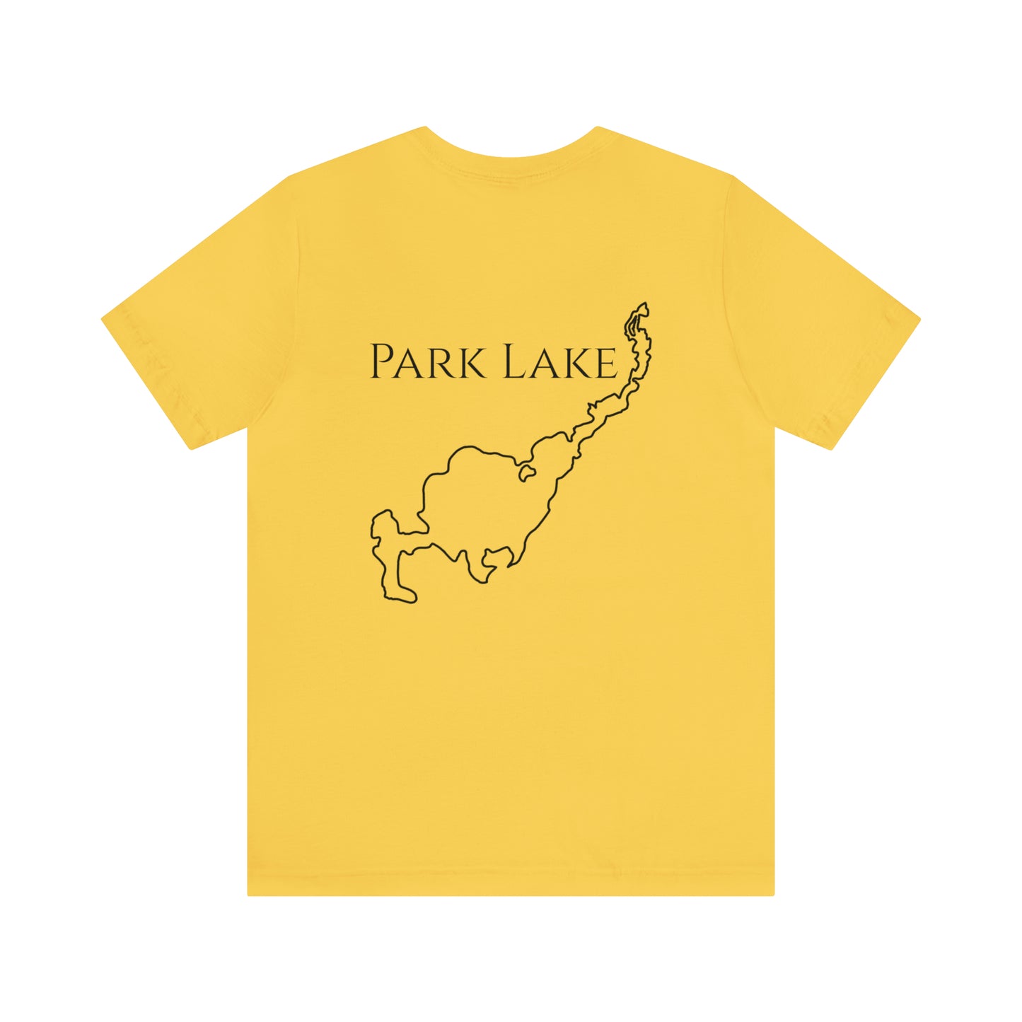 Paddle Board Female - Park Lake Unisex Lightweight Short Sleeve Tee