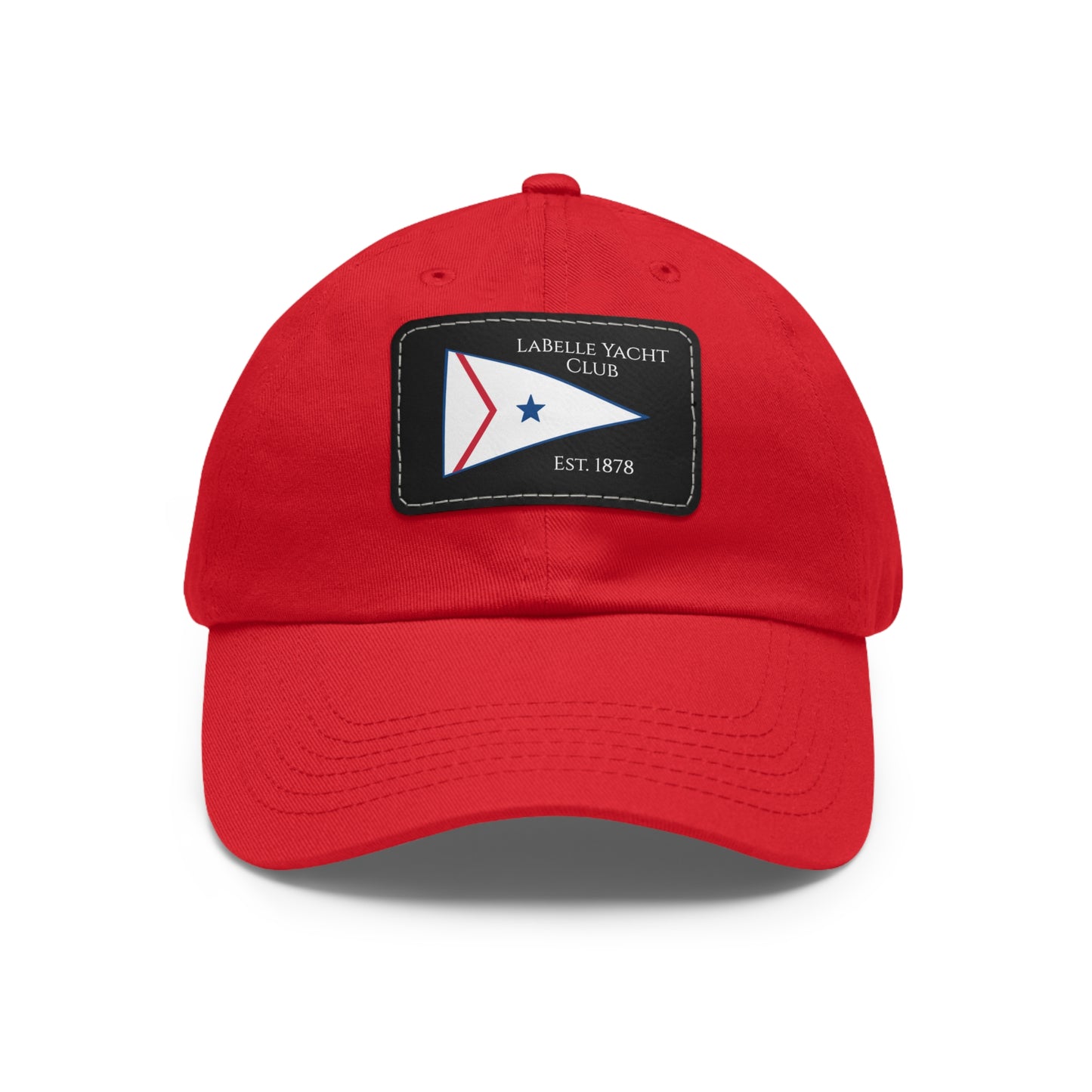 LaBelle Yacht Club Embroidered Hat with Leather Patch