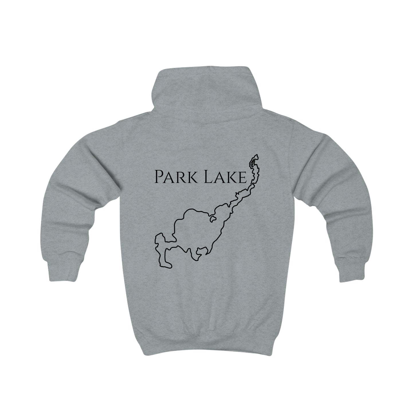 Tubing Kids Front Patch - Park Lake Kids Hoodie