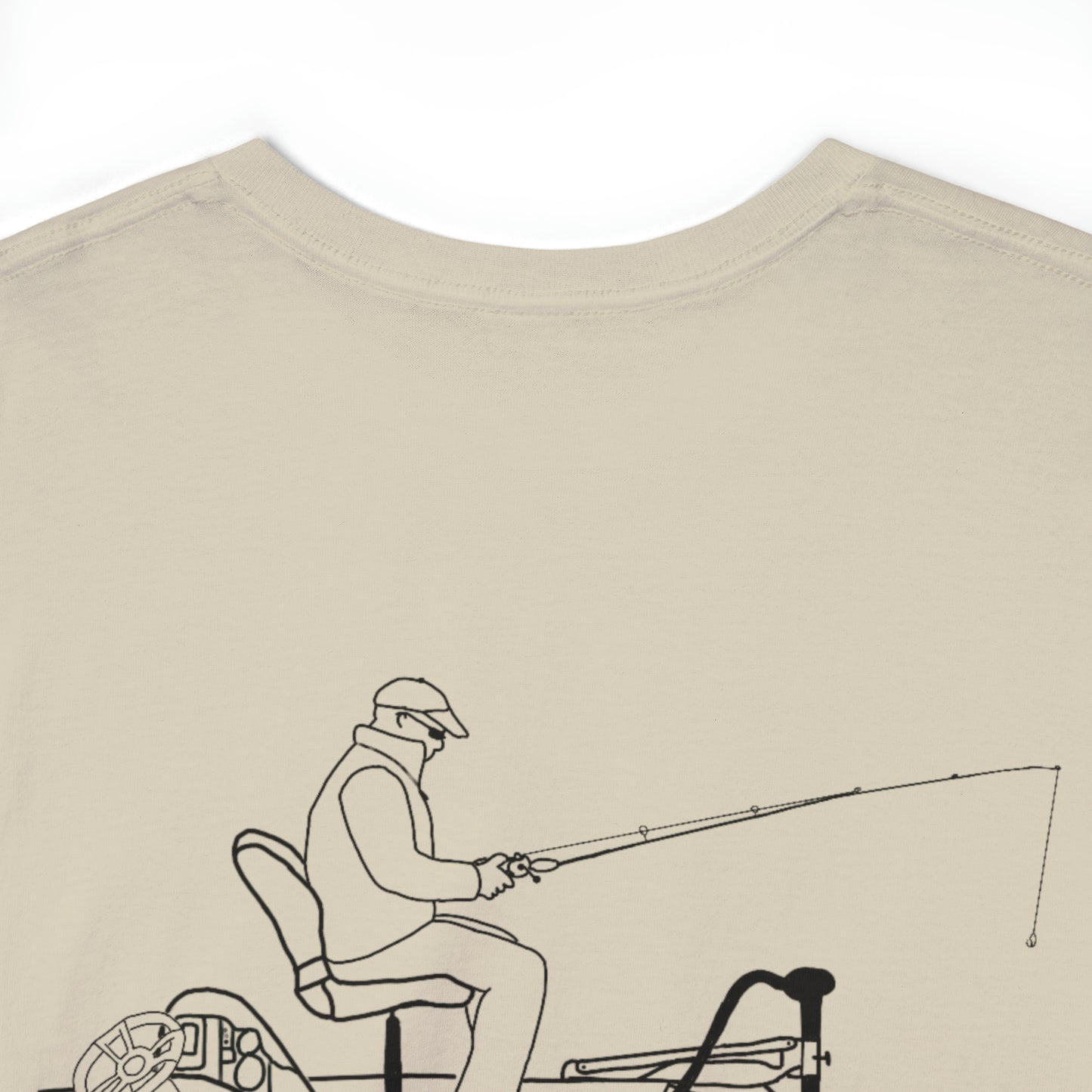 Trolling Motor Fishing - Lac LaBelle Unisex Heavy Tee Shirt