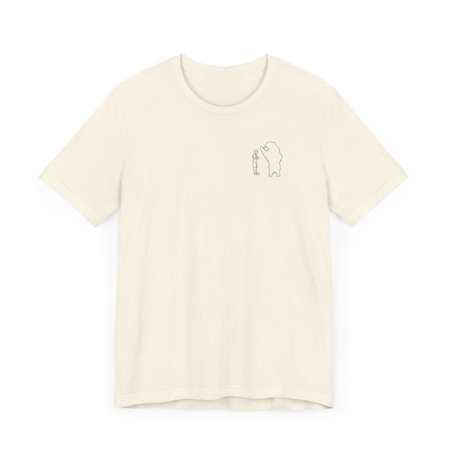 Papa Bear Yellowstone National Park Unisex Lightweight Short Sleeve Tee