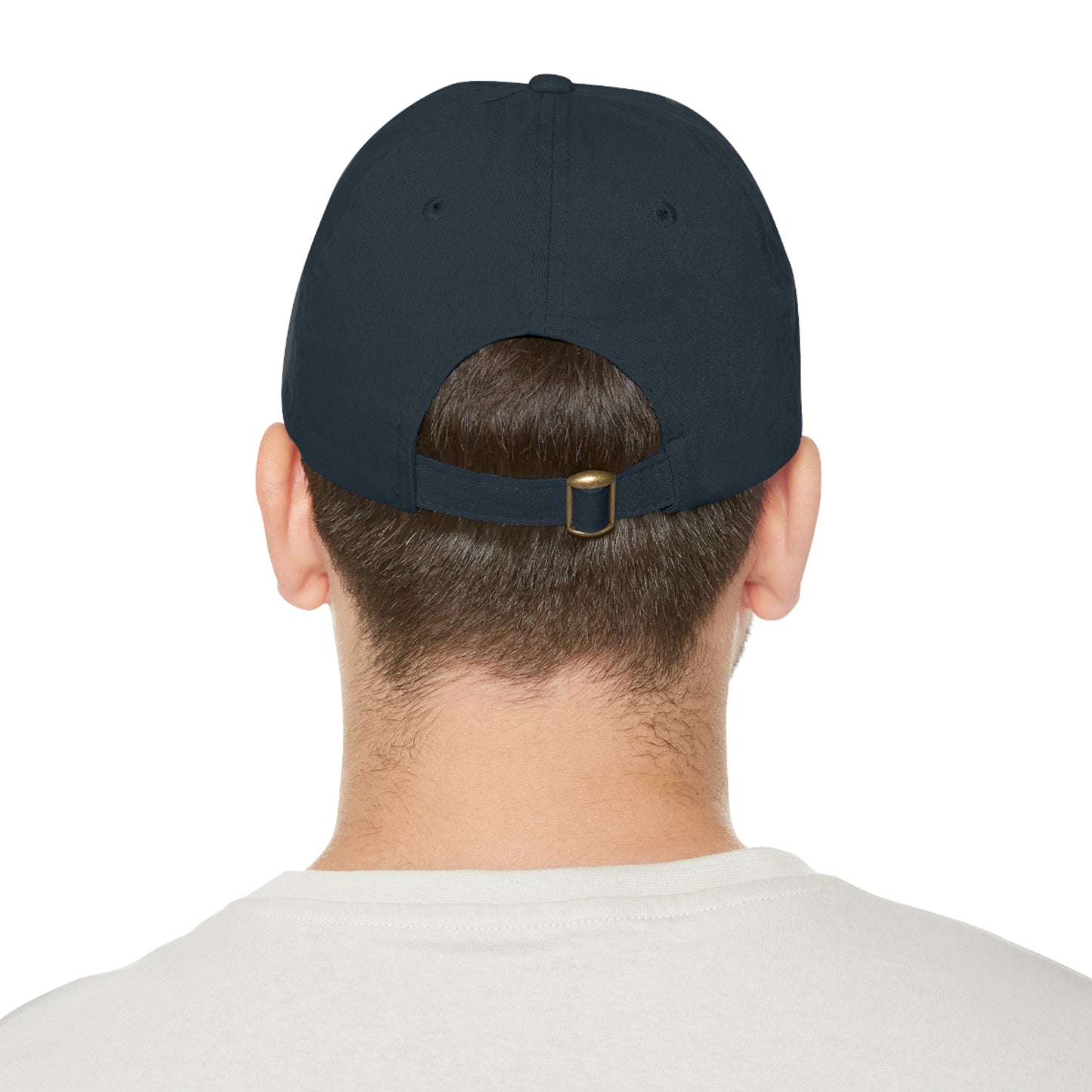 Park Lake Embroidered Hat with Leather Patch