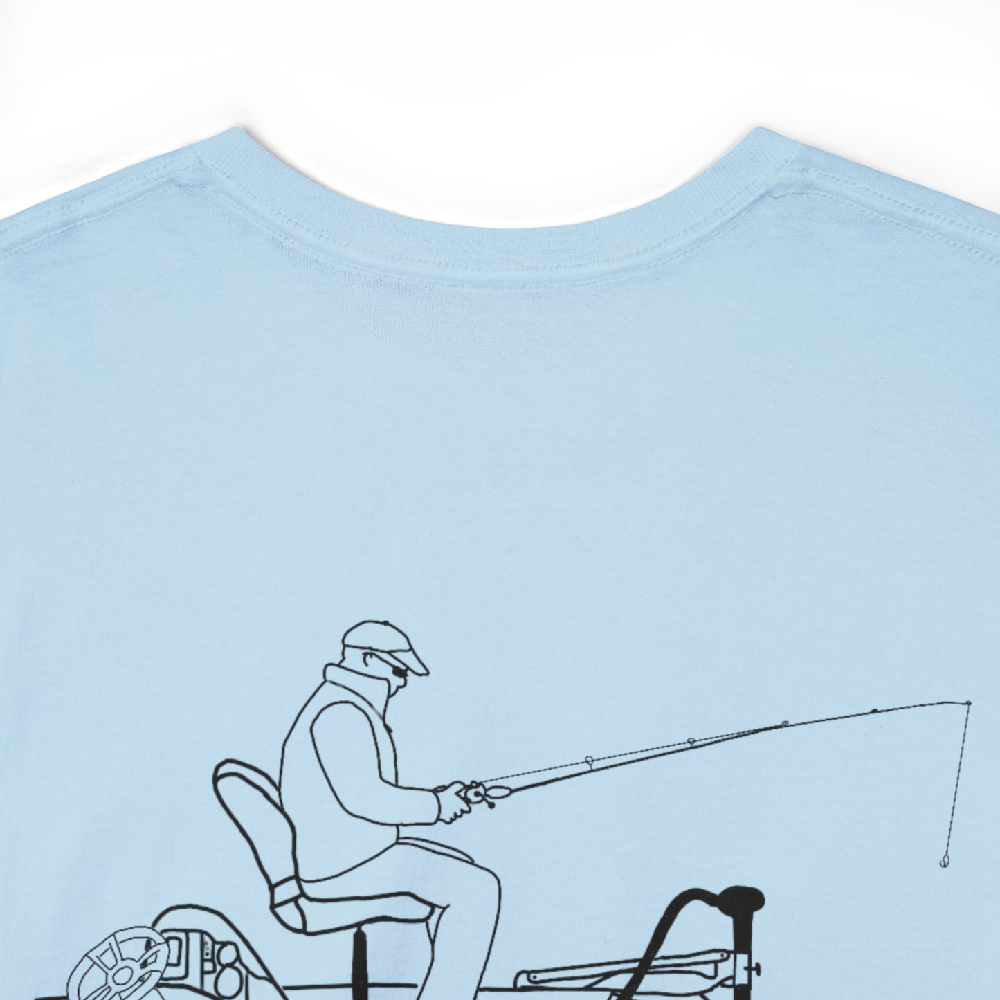 Trolling Motor Fishing - Lac LaBelle Unisex Heavy Tee Shirt