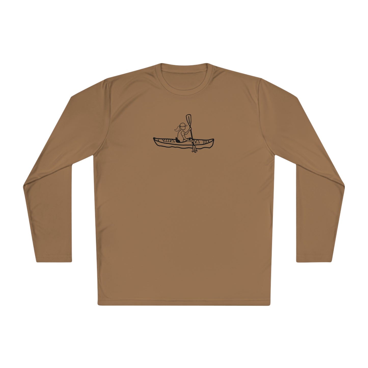 Lightweight Long Sleeve Tee (Kayak Girl Design)