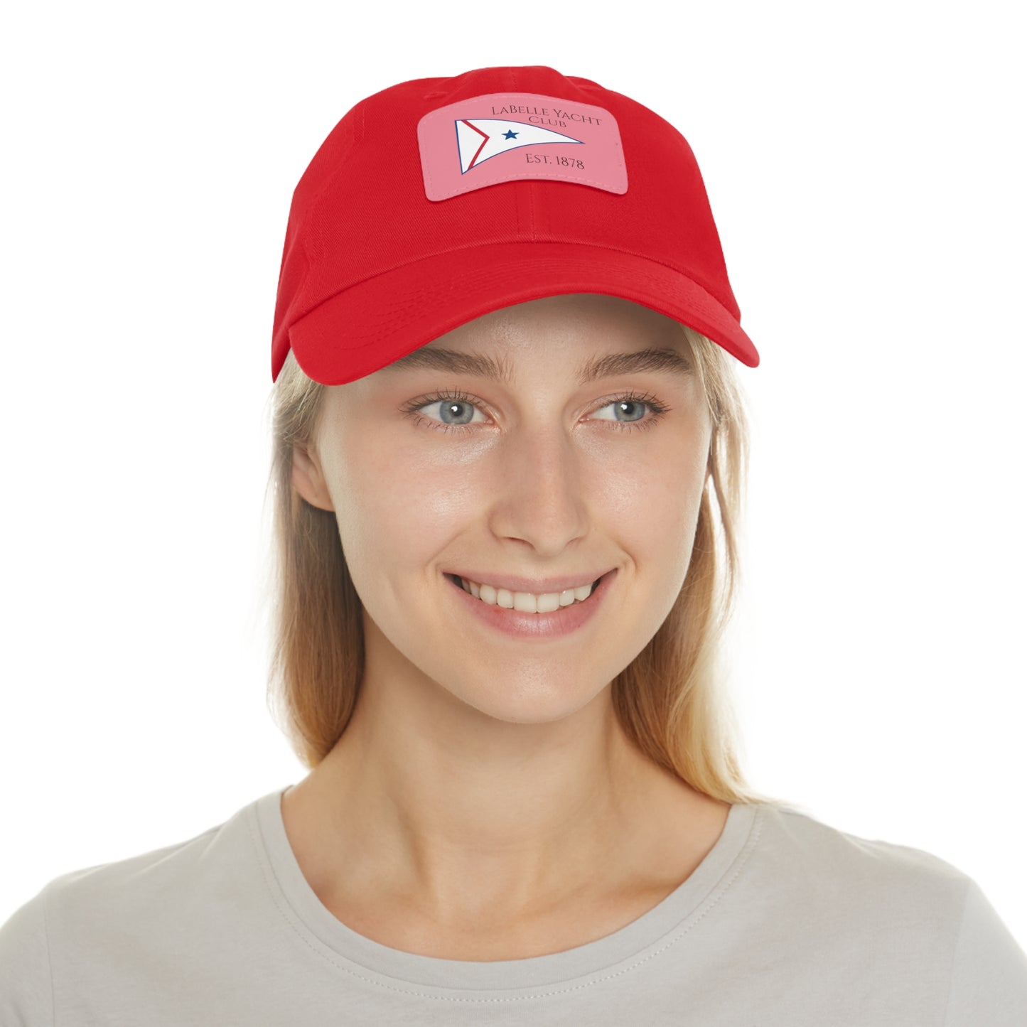 LaBelle Yacht Club Embroidered Hat with Leather Patch