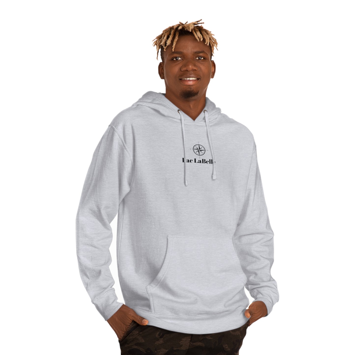 Lac LaBelle Compass Rose Unisex Hooded Sweatshirt ITC