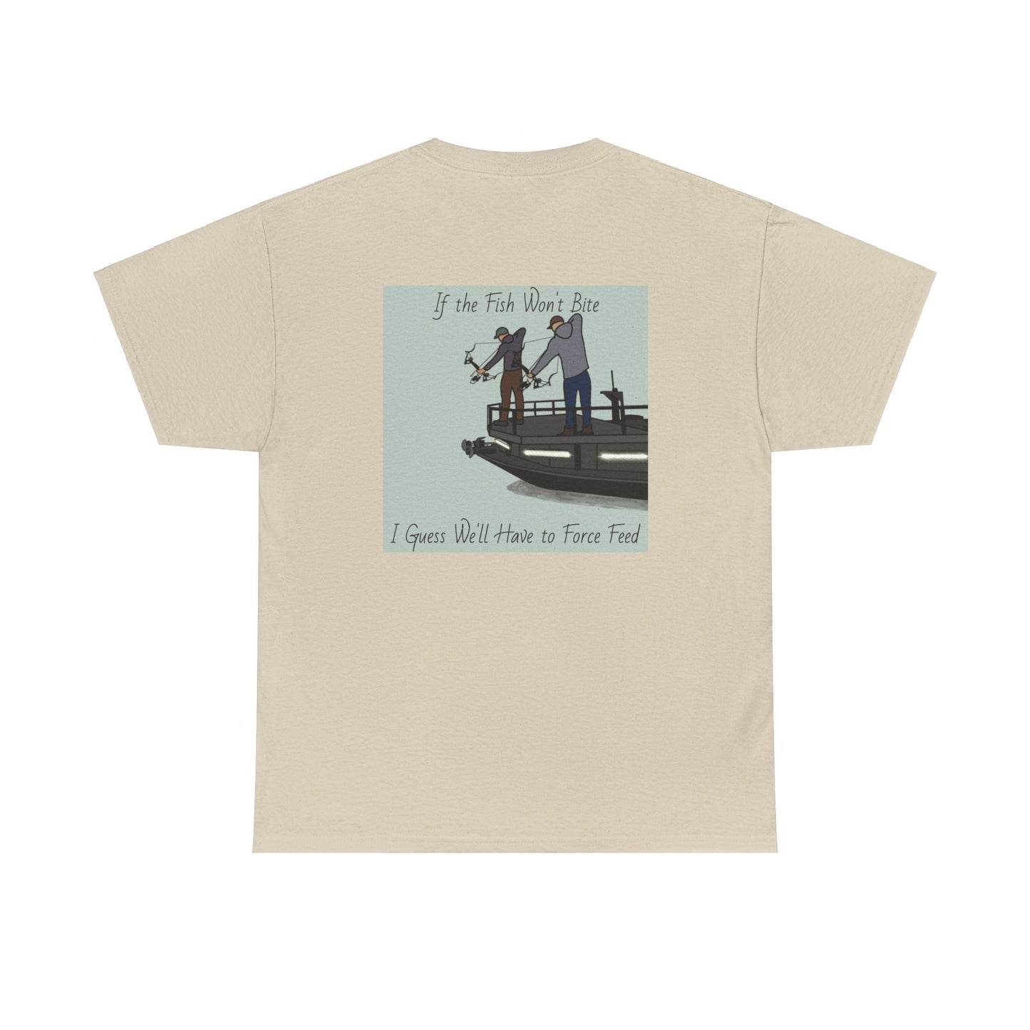 Bow fishing and MW Model - Unisex Heavy Tee Shirt