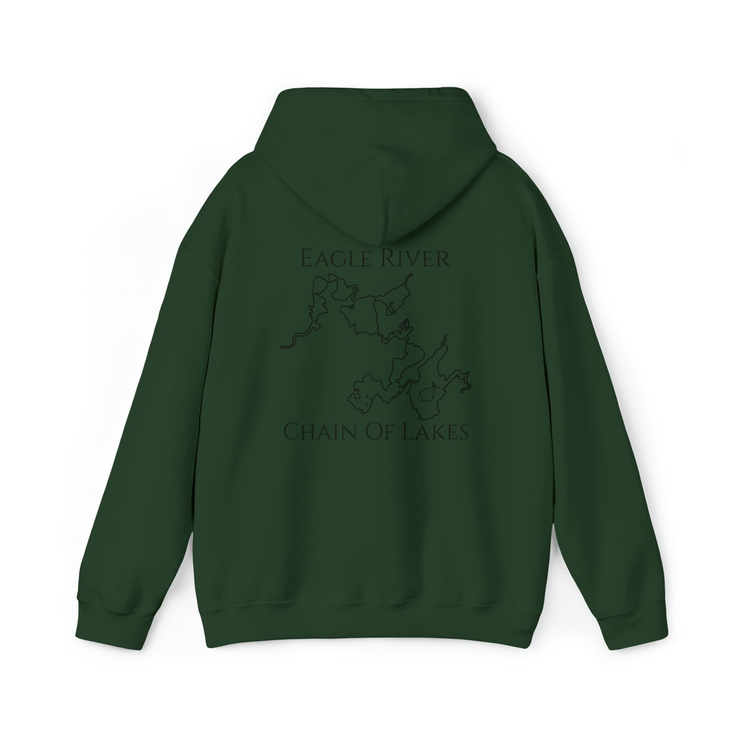 Eagle River Inner Tube Girl - Unisex Heavy Blend Hooded Sweatshirt