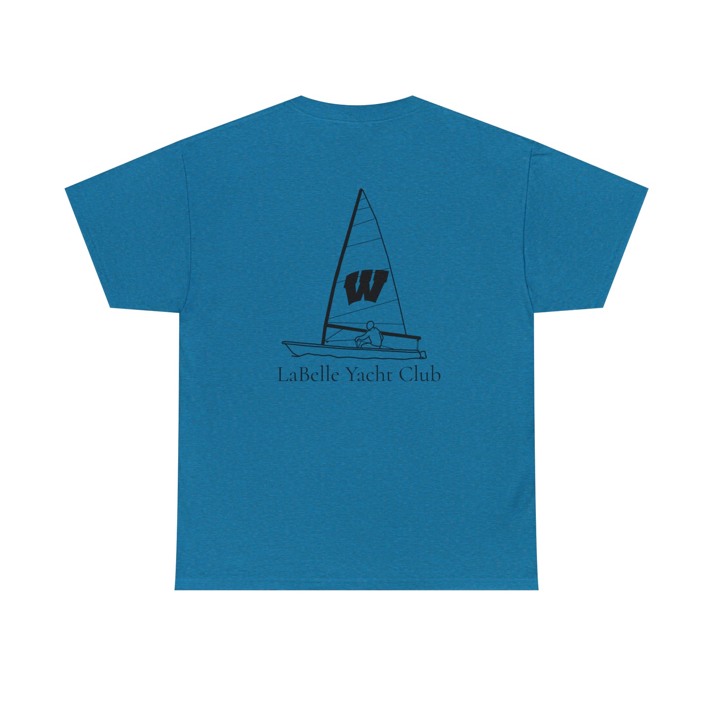 LaBelle Yacht Club Wisconsin Sail Boat - Unisex Heavy Tee Shirt