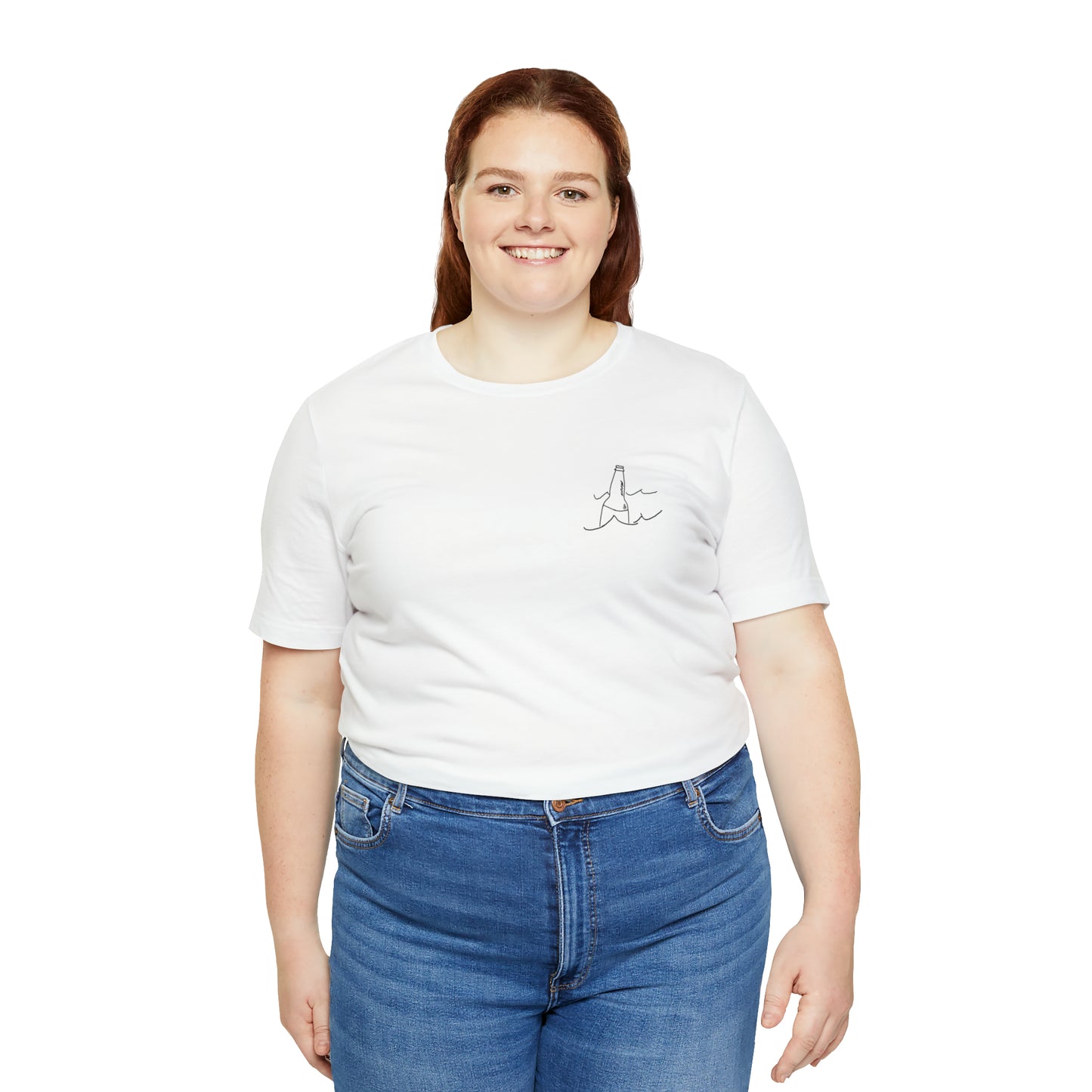 Bottle Patch - lac LaBelle Unisex Lightweight Short Sleeve Tee