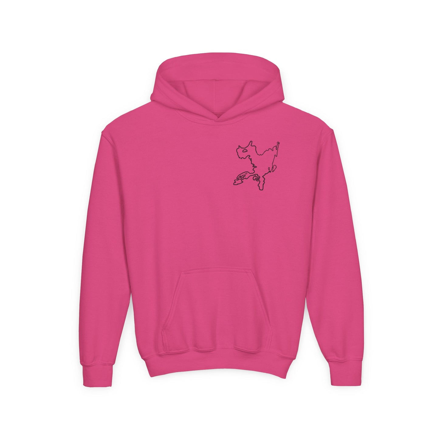 Fishing off Dock Okauchee Lake Youth Hoodie