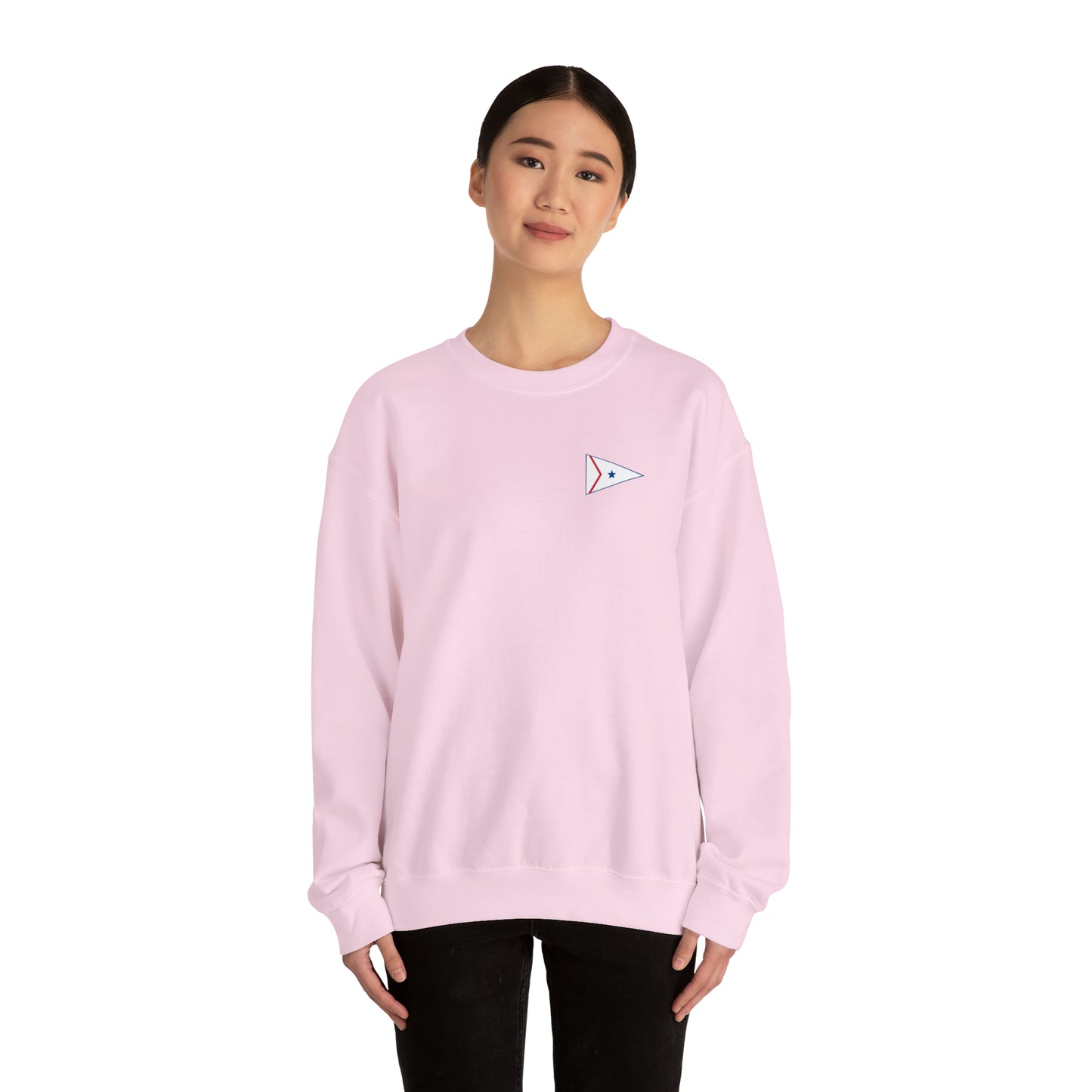 LaBelle Yacht Club Patch Plain Unisex Crewneck Sweatshirt Heavy Blend™