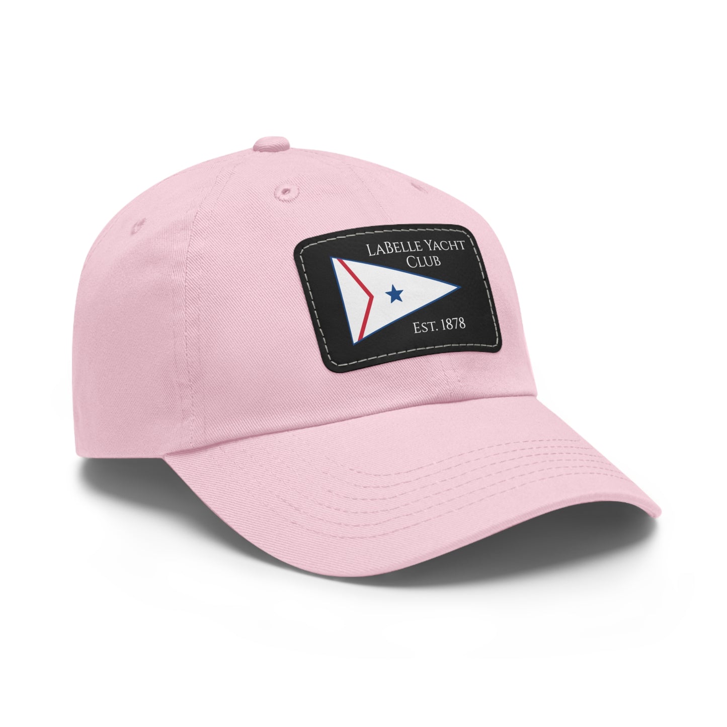 LaBelle Yacht Club Embroidered Hat with Leather Patch