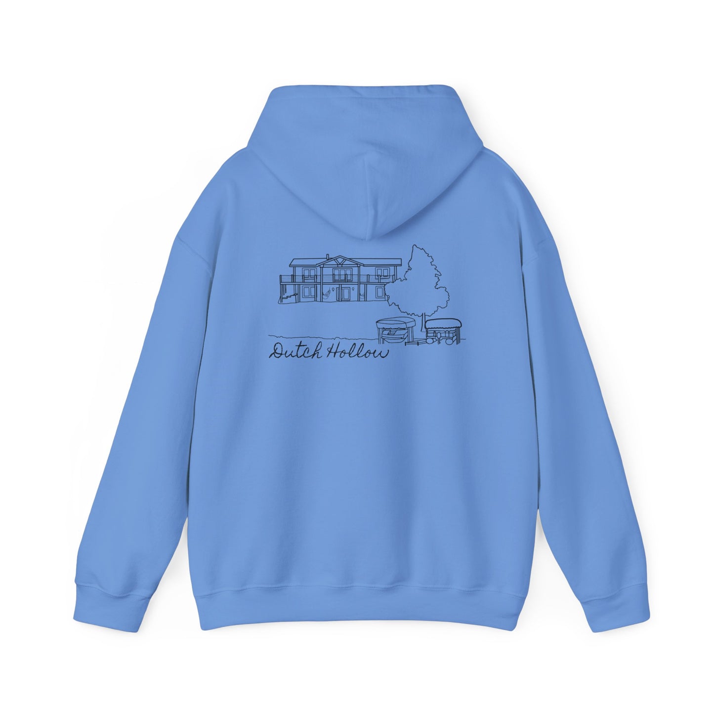 Beer Die Dutch Hollow Cabin - Unisex Heavy Blend Hooded Sweatshirt