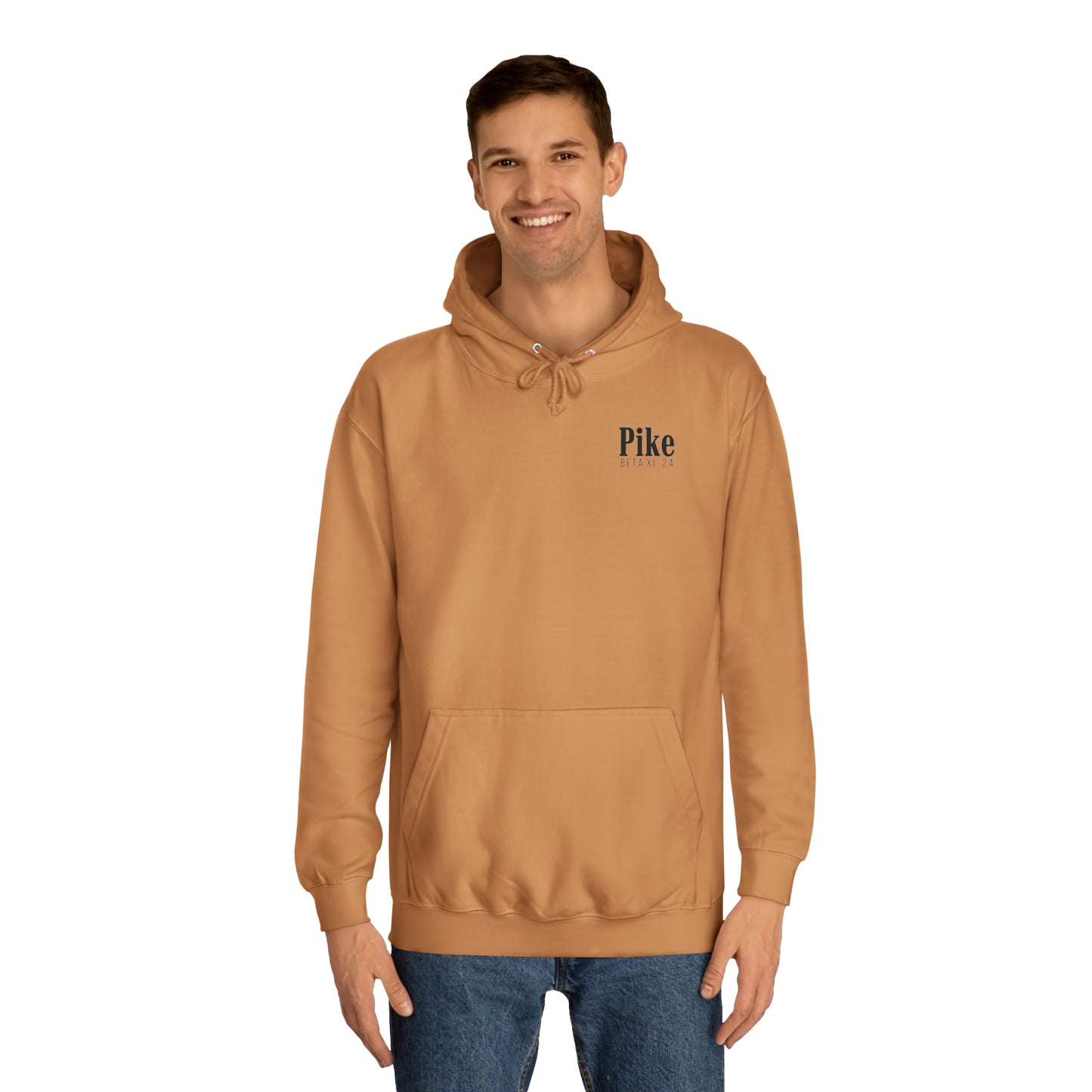 Pike Final Mockup Budweiser Red Unisex Hoodie Medium Weight