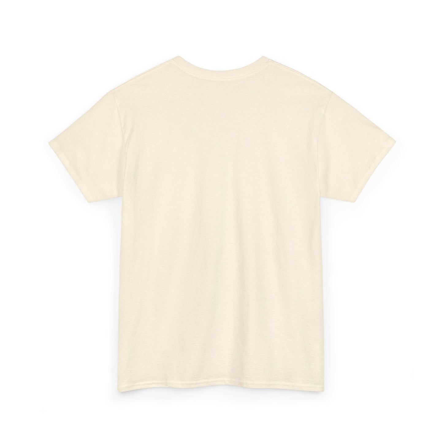 Unisex Heavy Cotton Tee (Kayak Dog Golden Retriever Design)