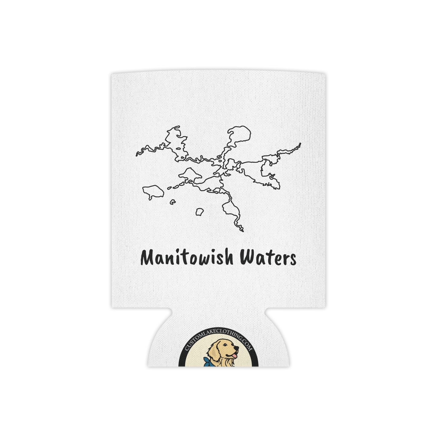 Manitowish Waters Kayak Girl CLC Can Koozie