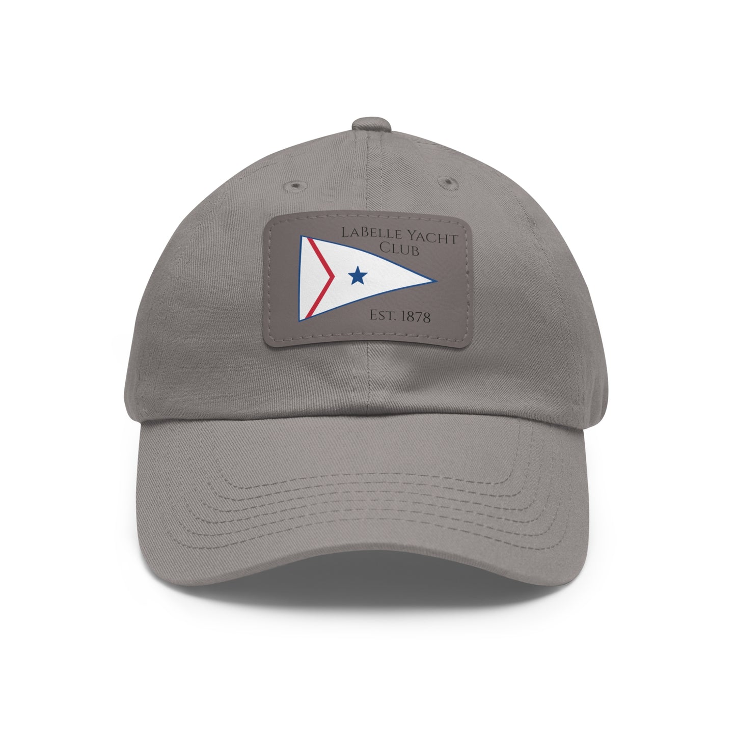 LaBelle Yacht Club Embroidered Hat with Leather Patch