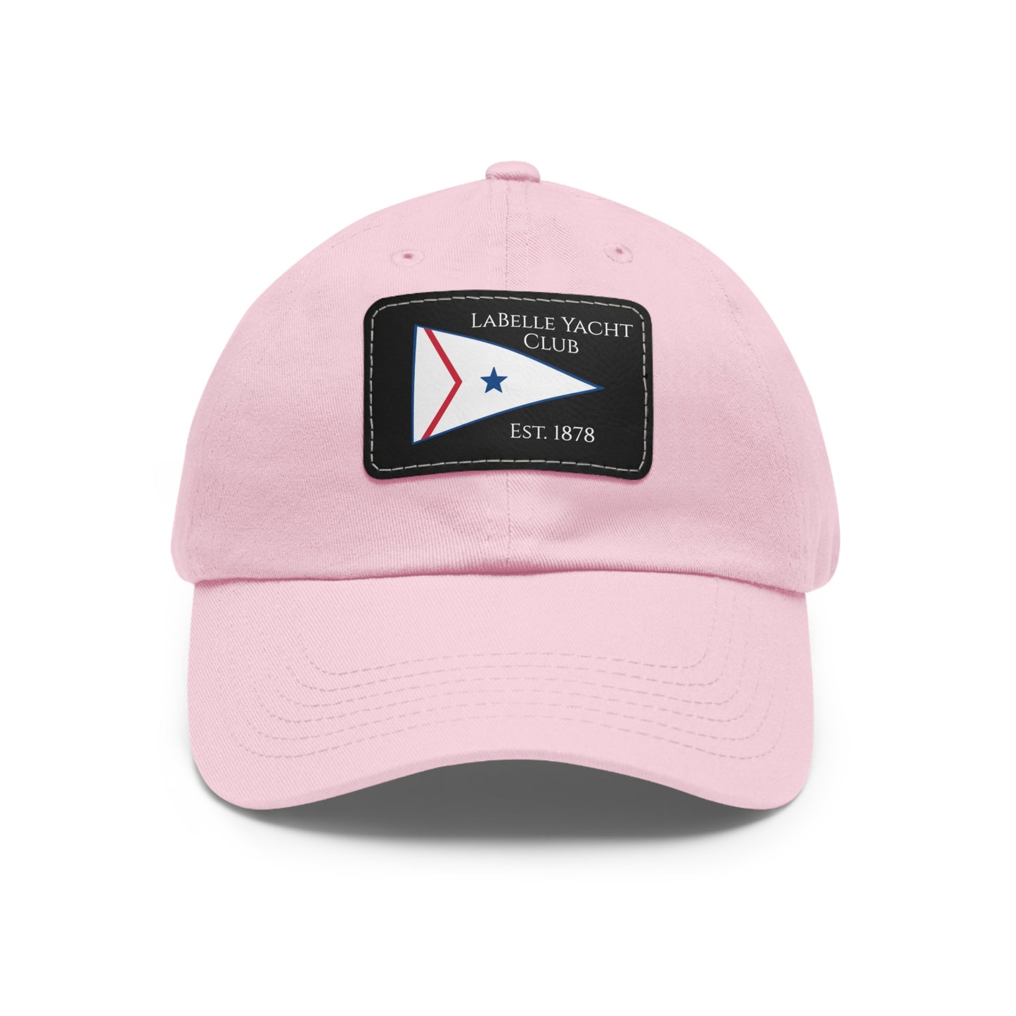 LaBelle Yacht Club Embroidered Hat with Leather Patch
