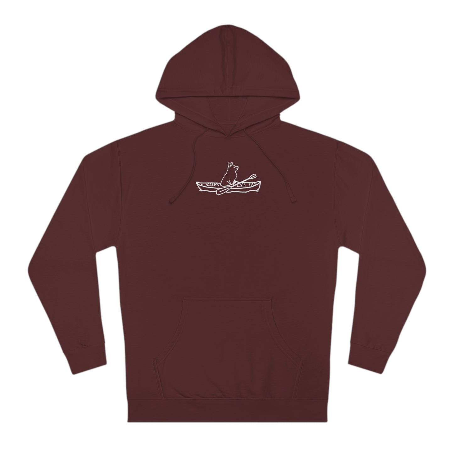 Kayak Dog Husky - Unisex Hooded Sweatshirt ITC