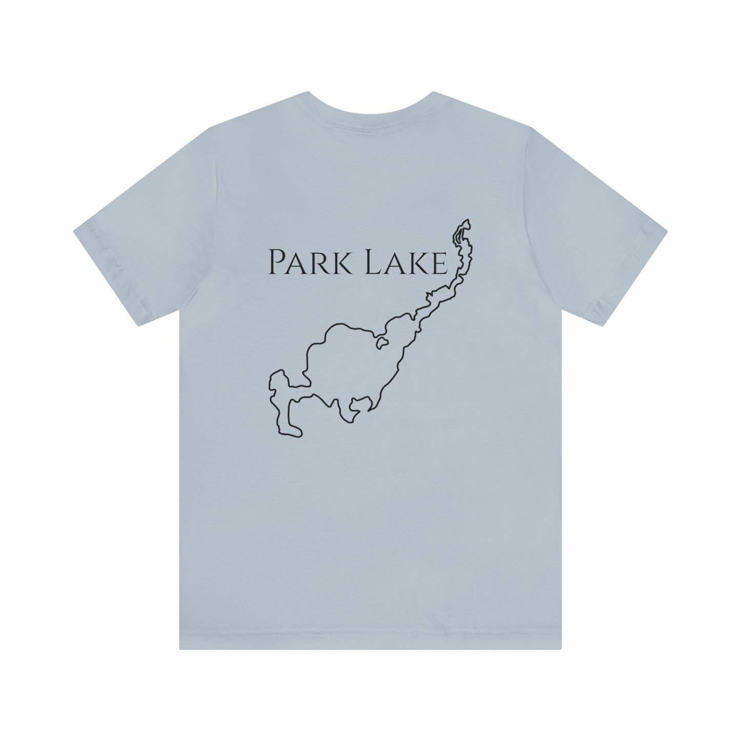 Paddle Board Female - Park Lake Unisex Lightweight Short Sleeve Tee