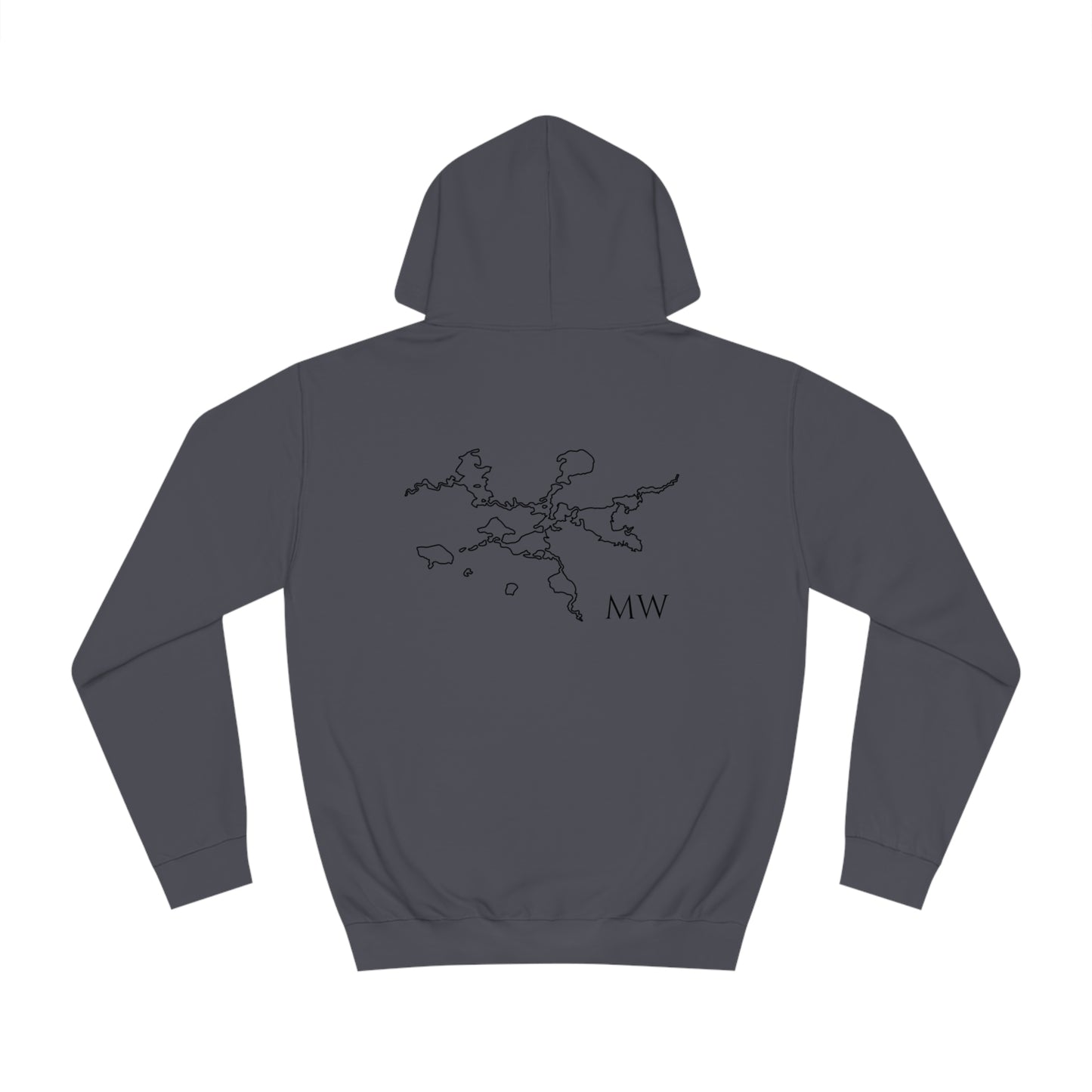 Manitowish Waters Wakeboard Patch - Unisex Hoodie Medium Weight