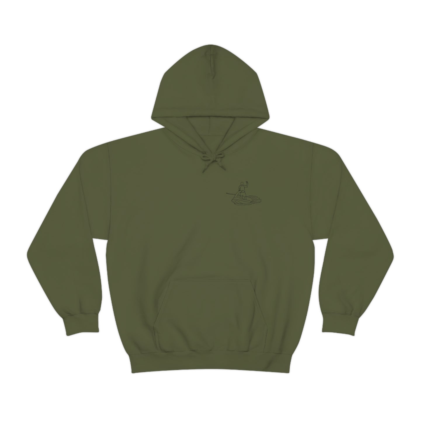Manitowish Waters Standup Jetski - Unisex Heavy Blend Hooded Sweatshirt