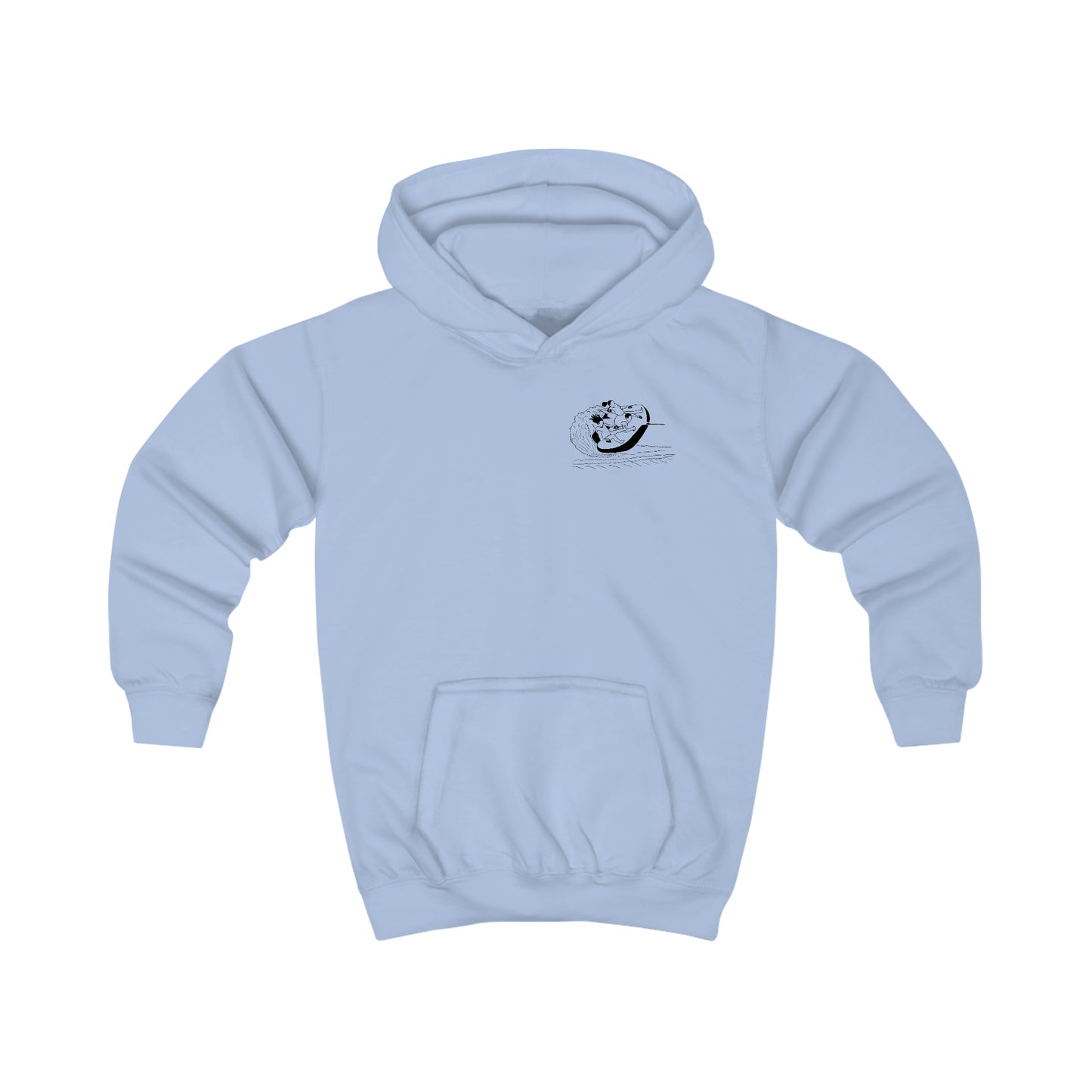 Tubing Kids Front Patch - Park Lake Kids Hoodie