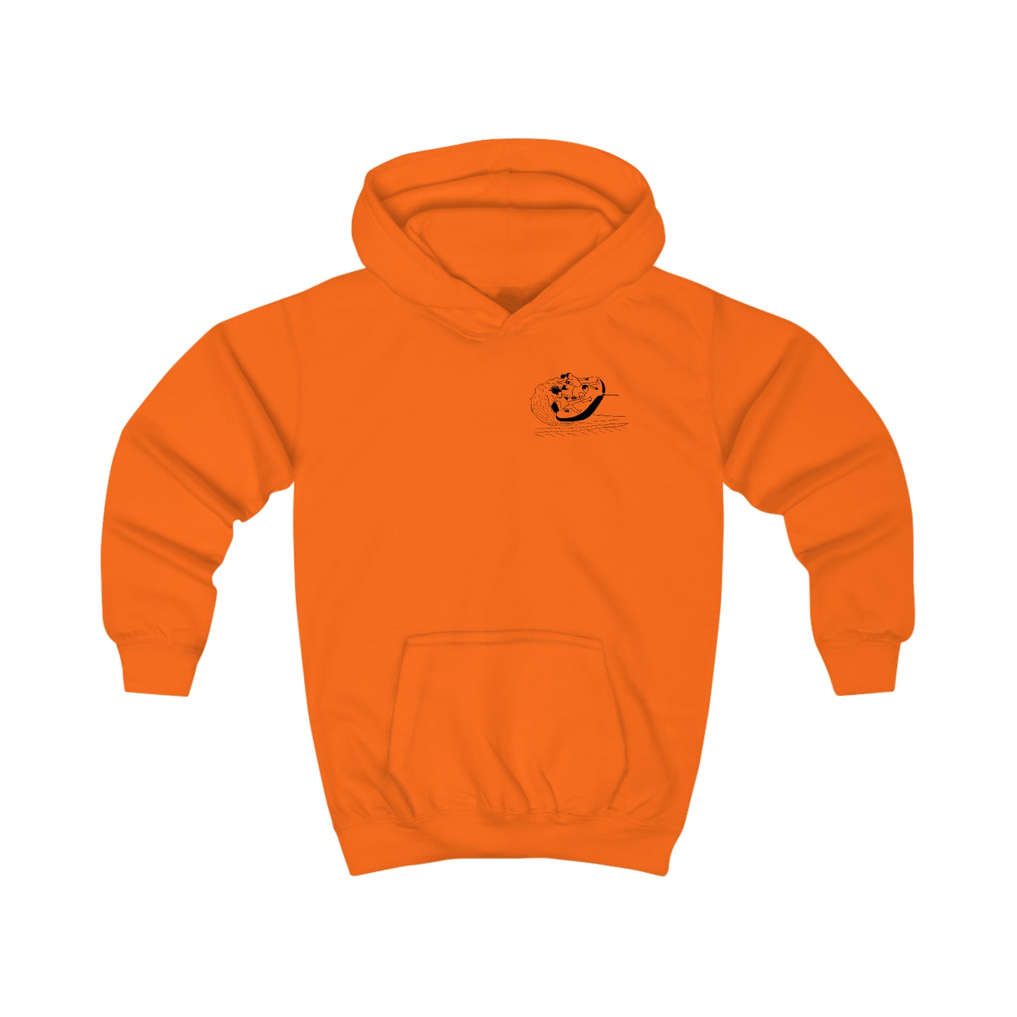 Tubing Kids Front Patch - Park Lake Kids Hoodie
