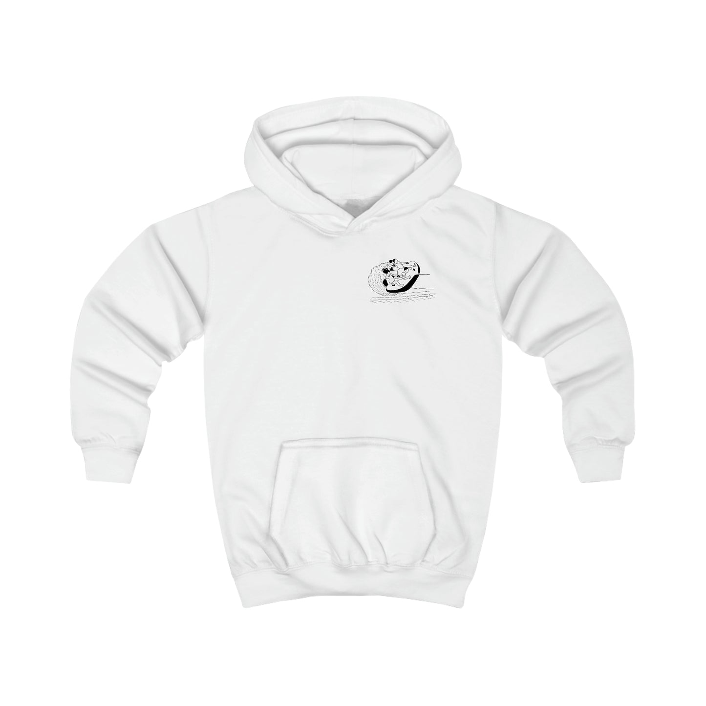 Tubing Kids Front Patch - Park Lake Kids Hoodie