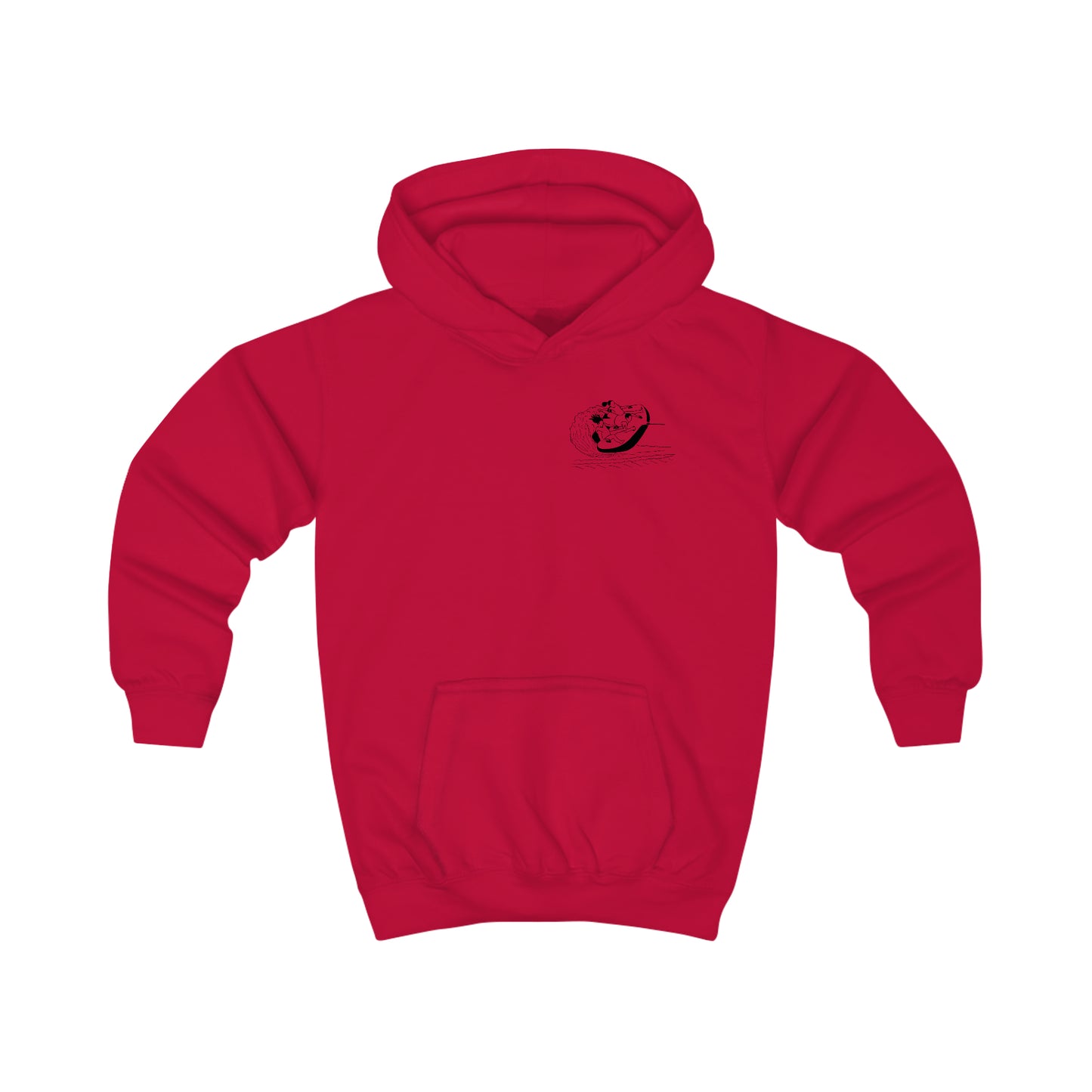 Tubing Kids Front Patch - Park Lake Kids Hoodie